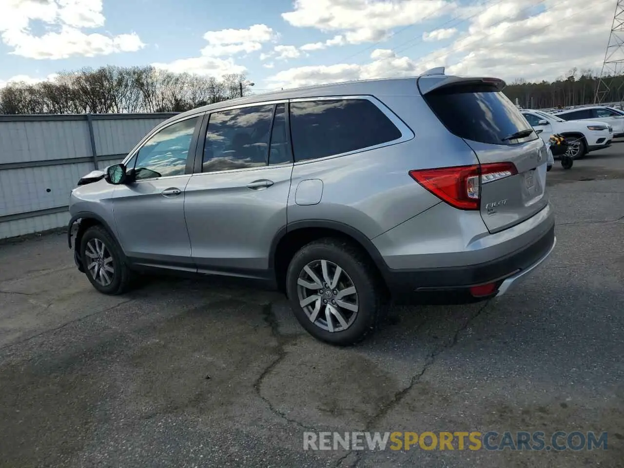 2 Photograph of a damaged car 5FNYF6H39MB065181 HONDA PILOT 2021