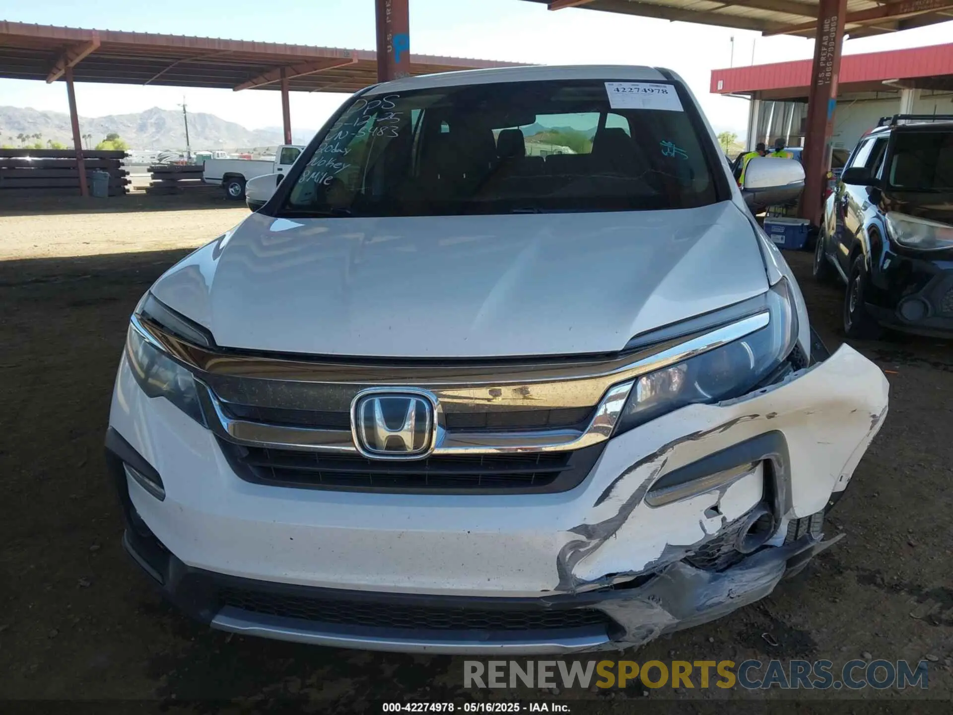 12 Photograph of a damaged car 5FNYF6H39MB075483 HONDA PILOT 2021