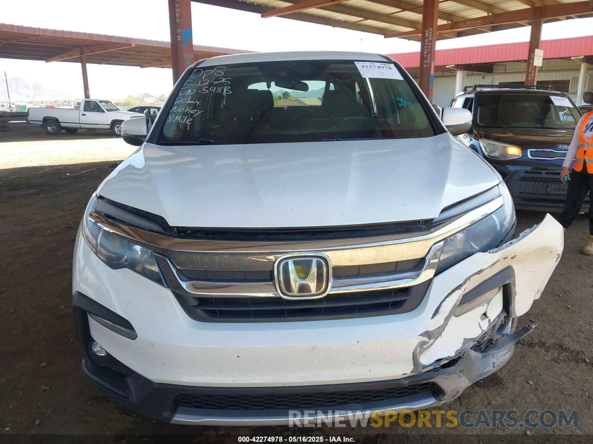 6 Photograph of a damaged car 5FNYF6H39MB075483 HONDA PILOT 2021