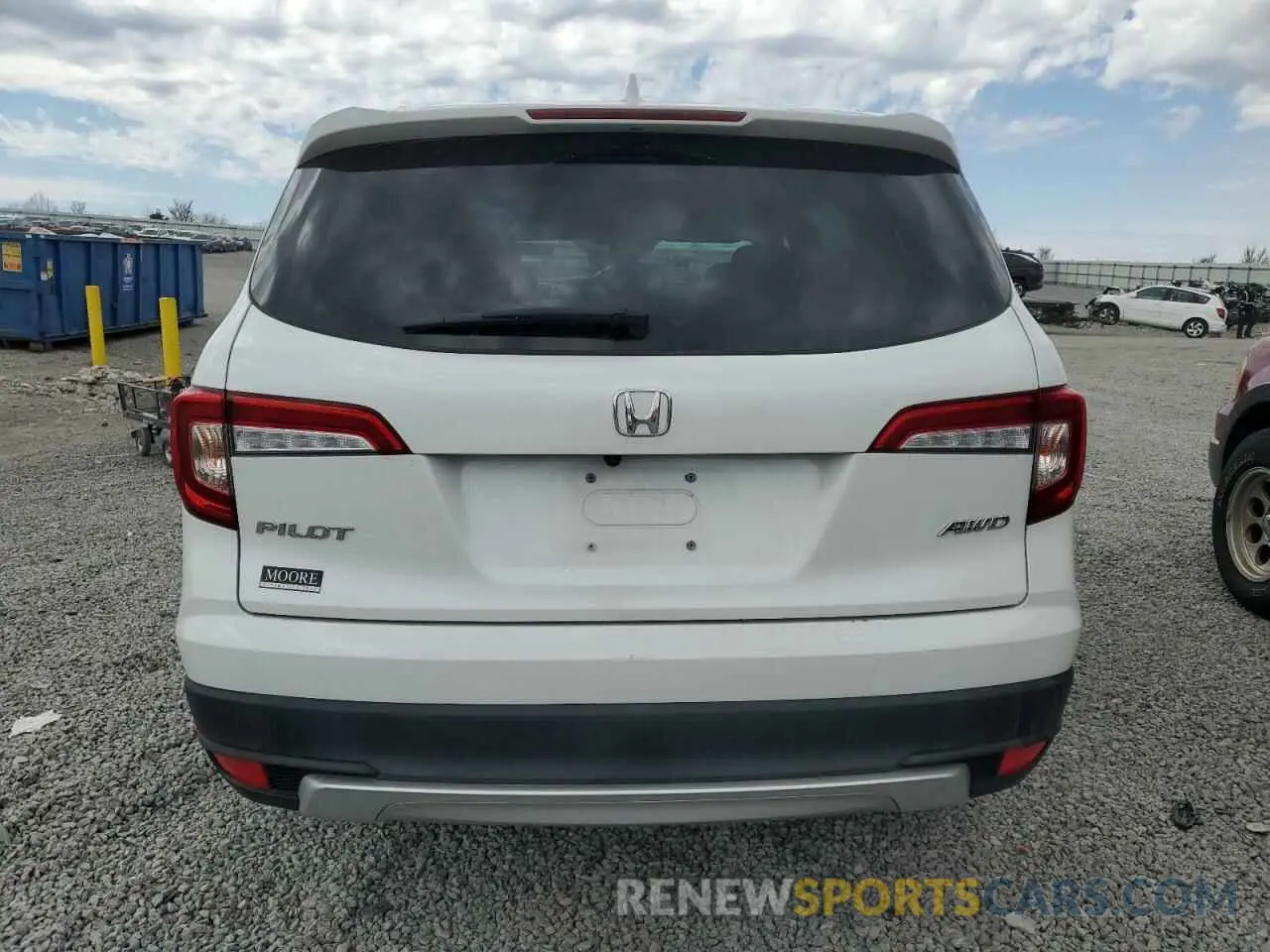 6 Photograph of a damaged car 5FNYF6H50MB037979 HONDA PILOT 2021