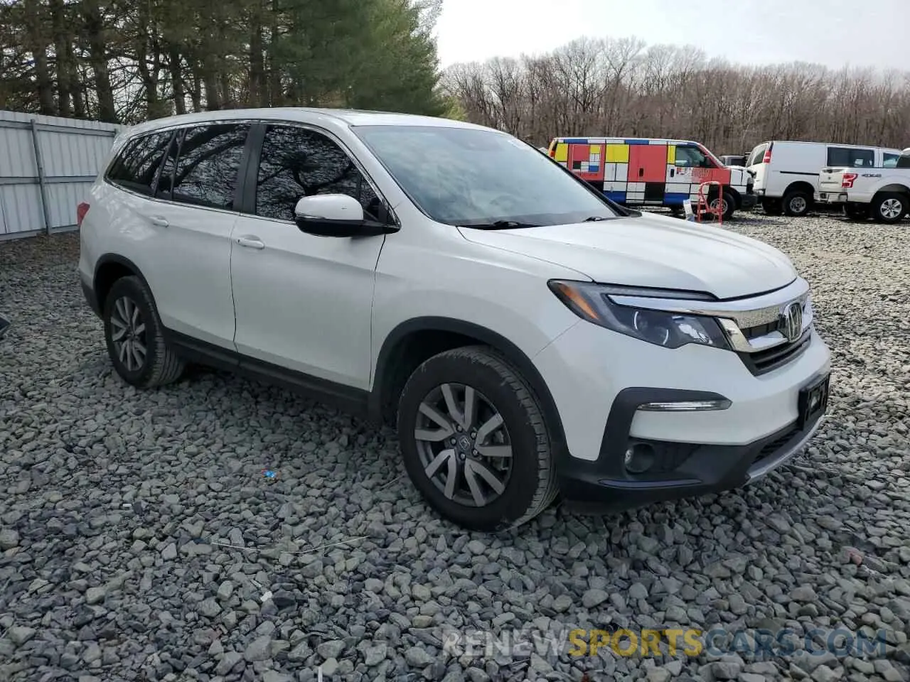 4 Photograph of a damaged car 5FNYF6H50MB101275 HONDA PILOT 2021