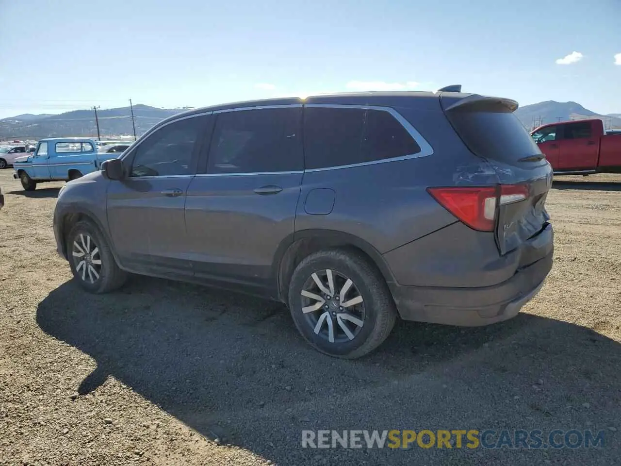 2 Photograph of a damaged car 5FNYF6H51MB038896 HONDA PILOT 2021