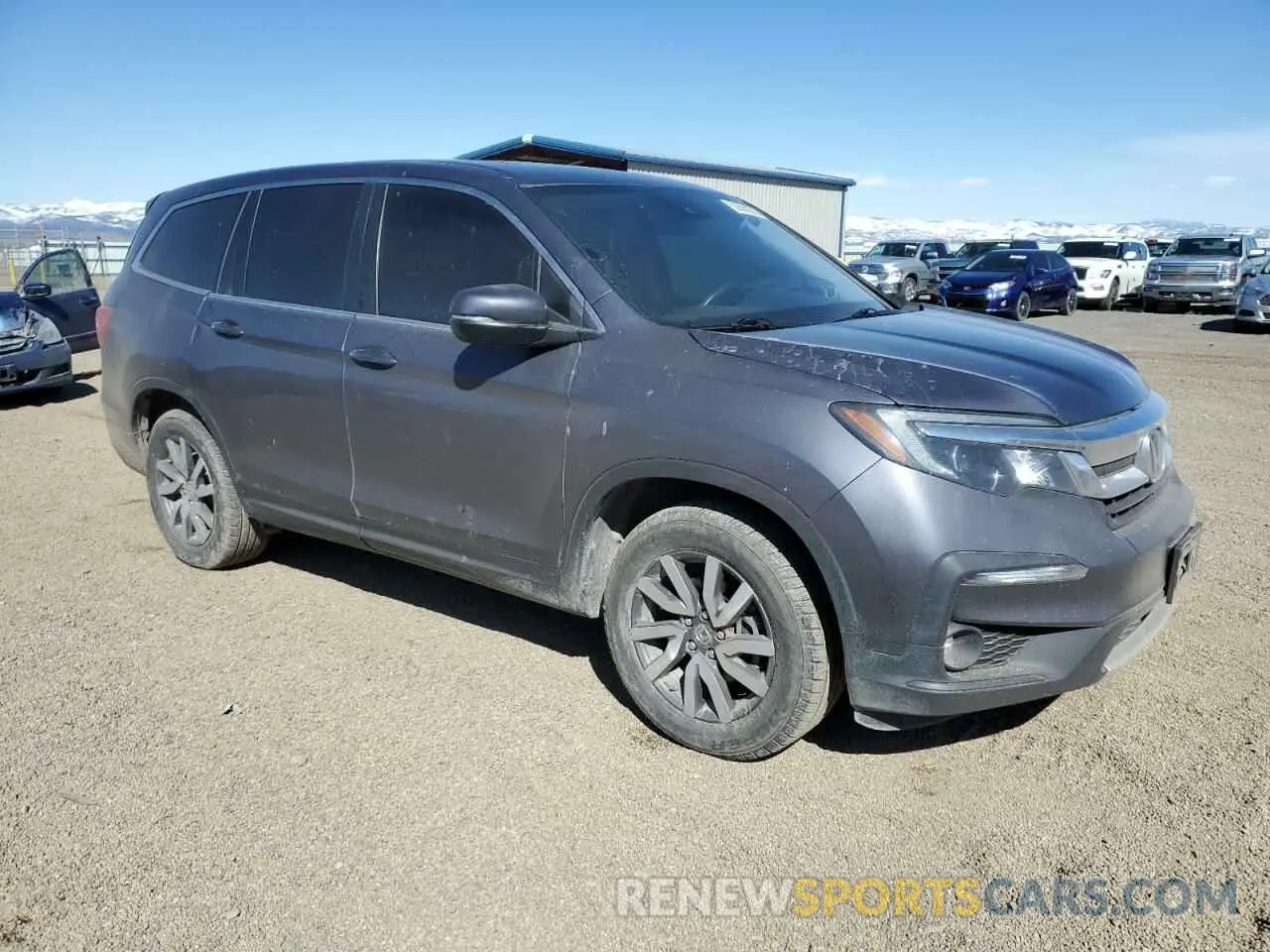 4 Photograph of a damaged car 5FNYF6H51MB038896 HONDA PILOT 2021