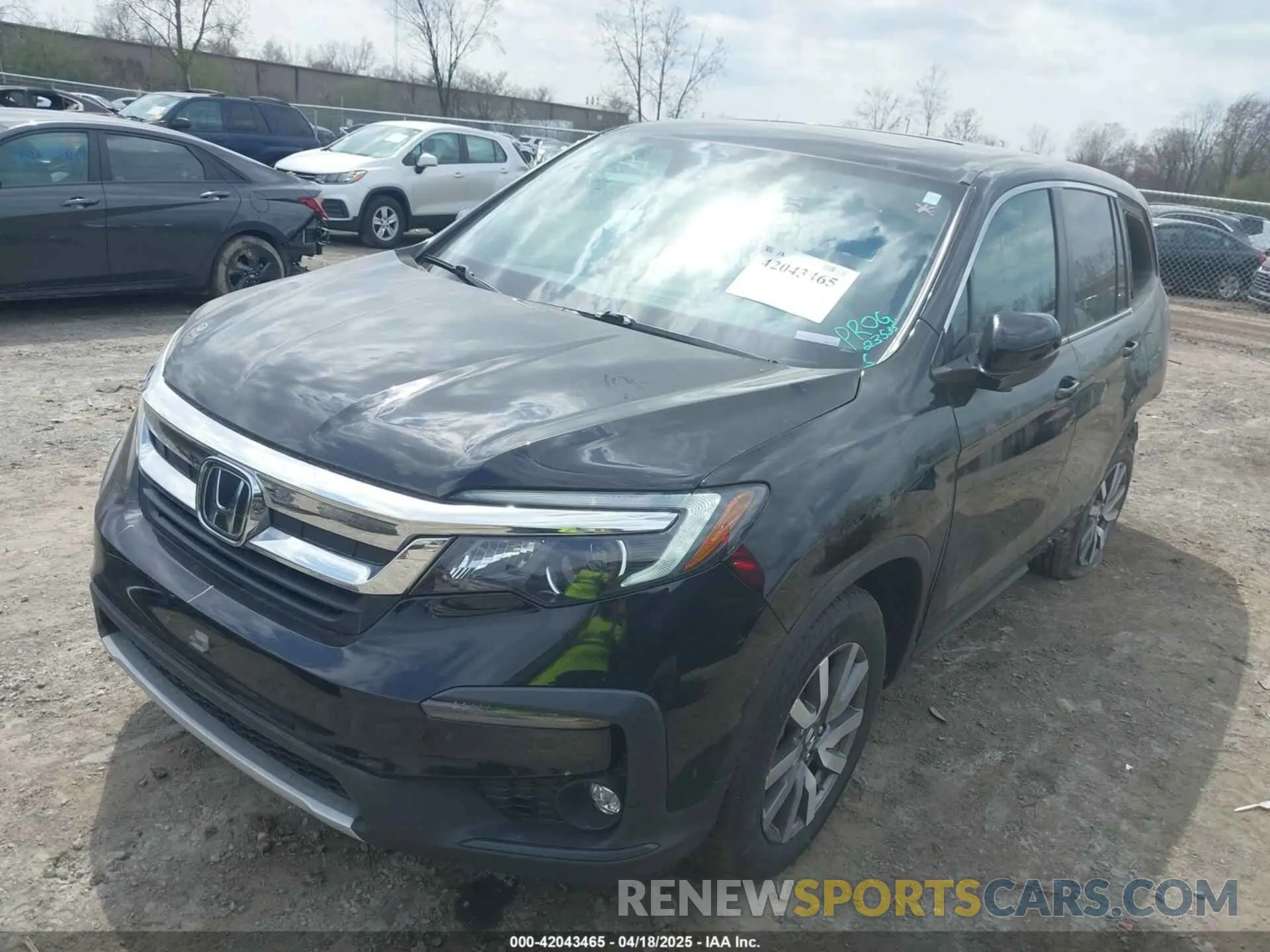 2 Photograph of a damaged car 5FNYF6H51MB069839 HONDA PILOT 2021