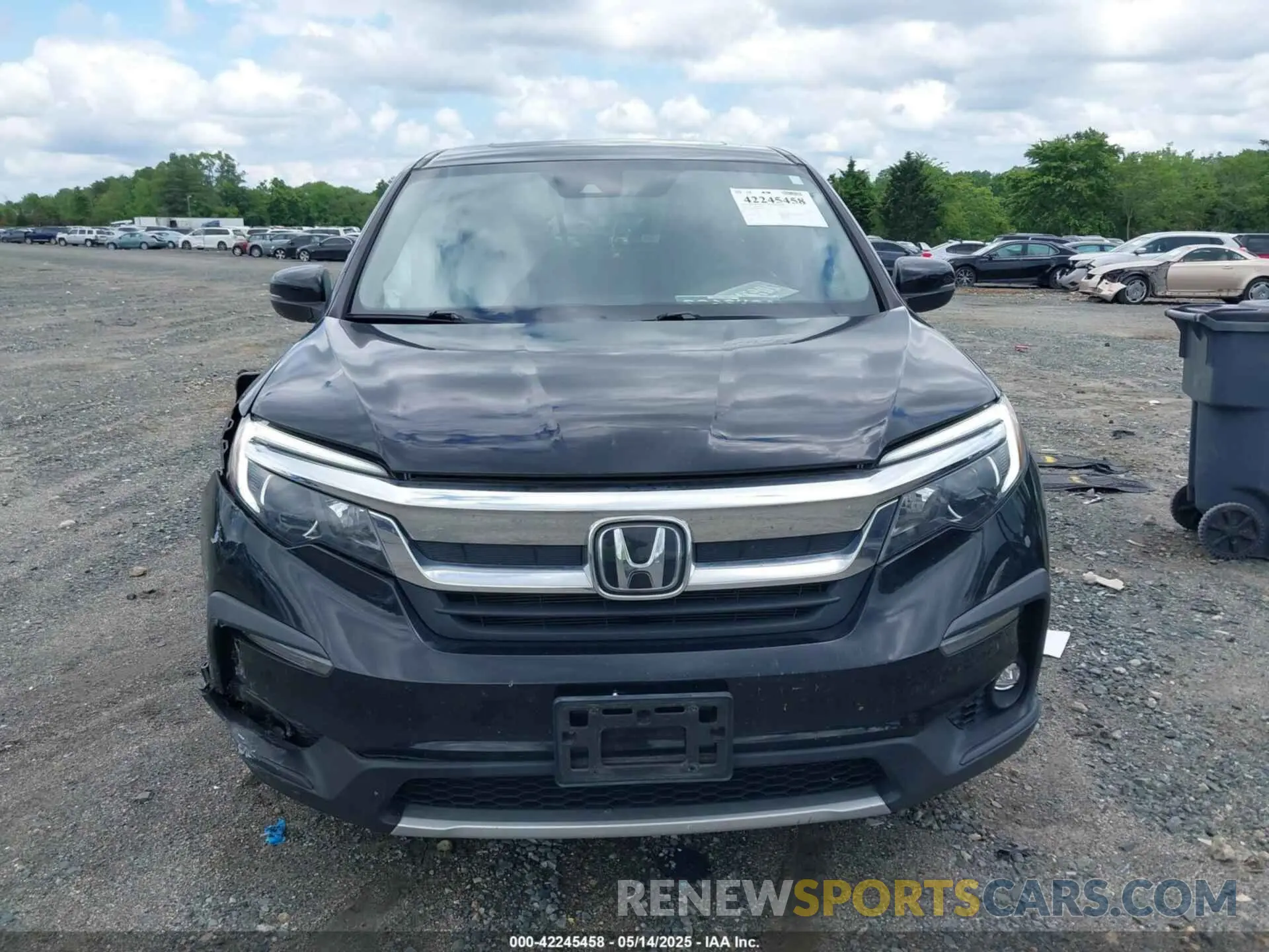 11 Фотография поврежденного автомобиля 5FNYF6H52MB072796 HONDA PILOT 2021