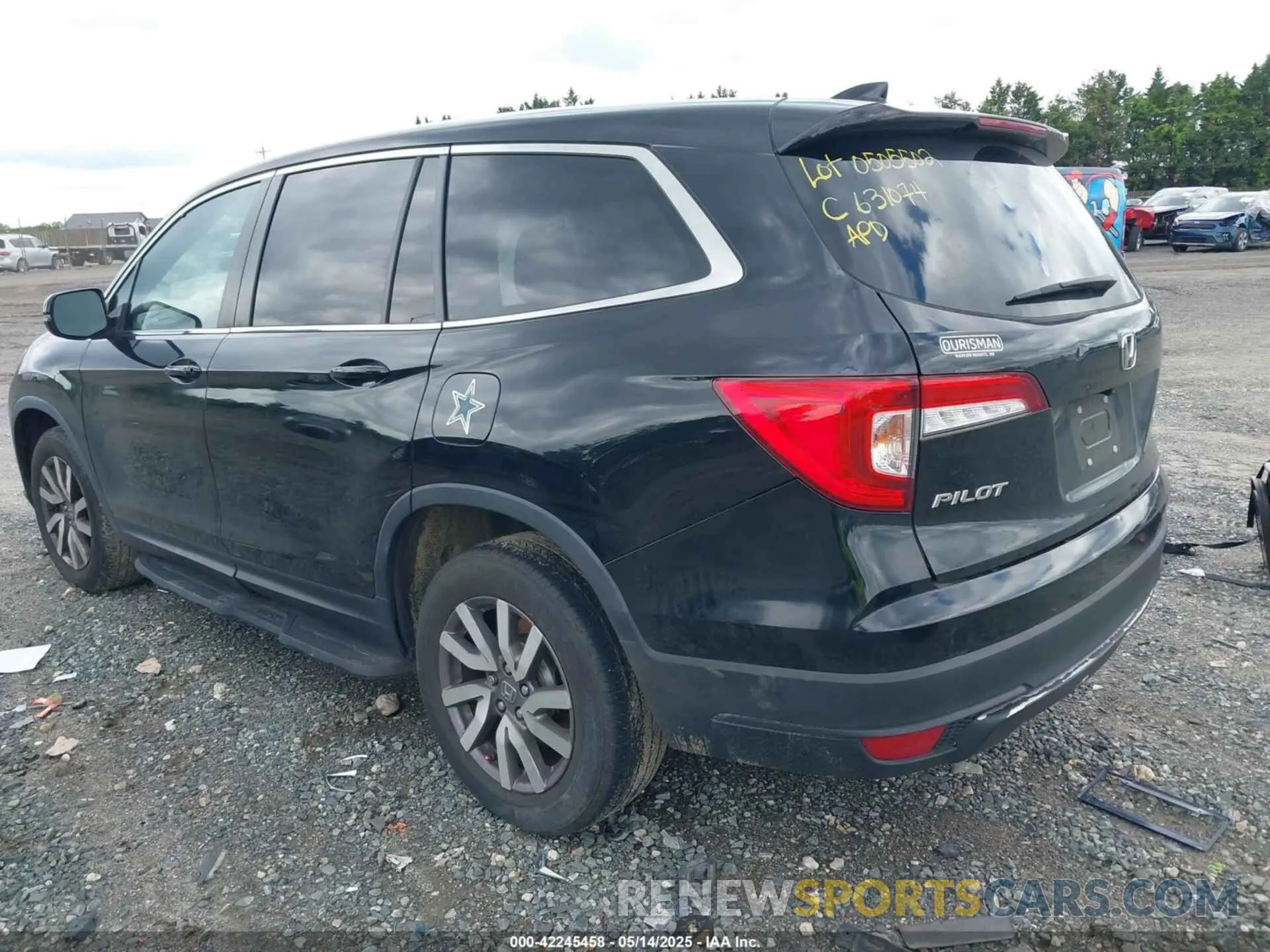 3 Фотография поврежденного автомобиля 5FNYF6H52MB072796 HONDA PILOT 2021