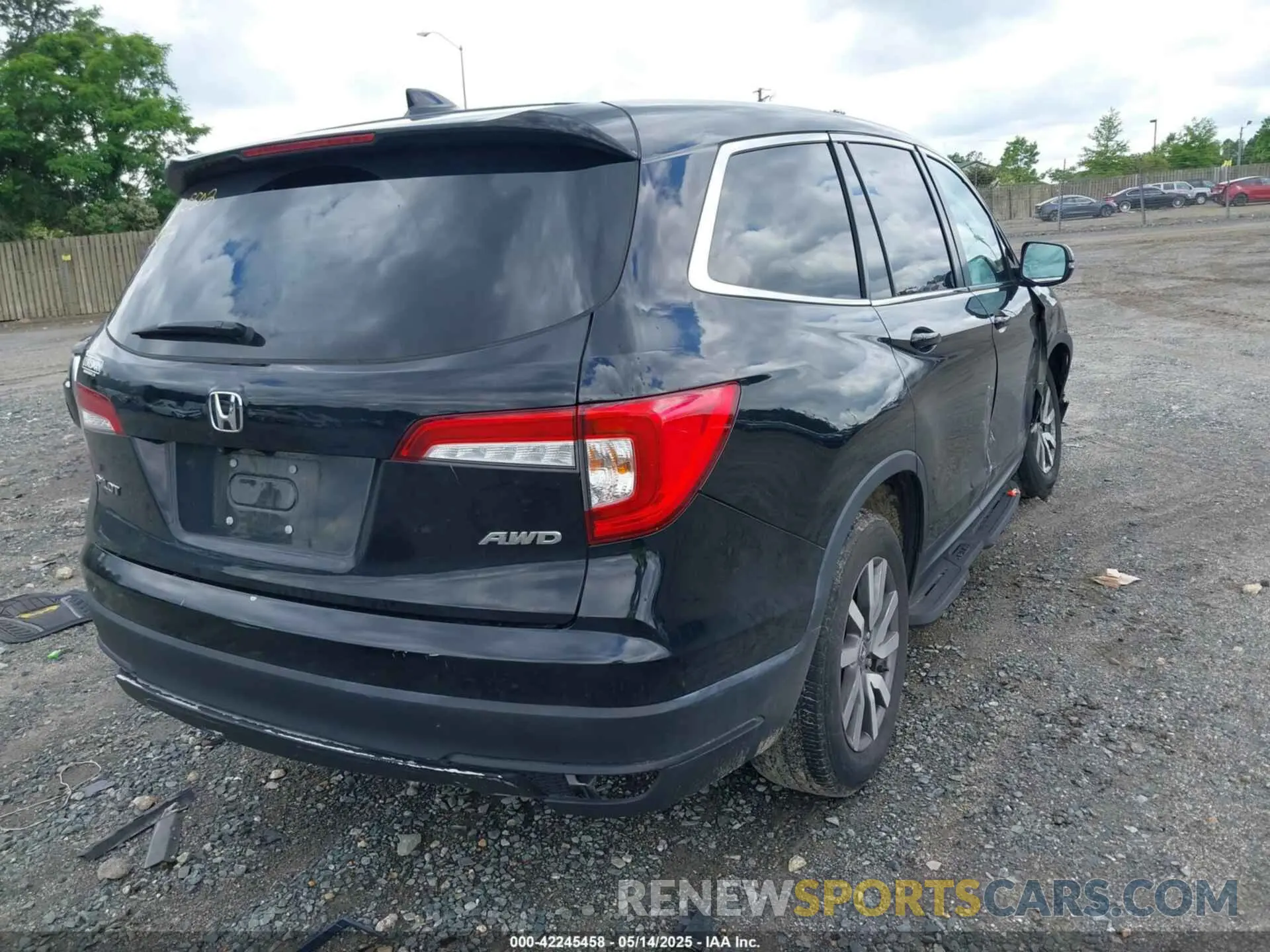 4 Фотография поврежденного автомобиля 5FNYF6H52MB072796 HONDA PILOT 2021