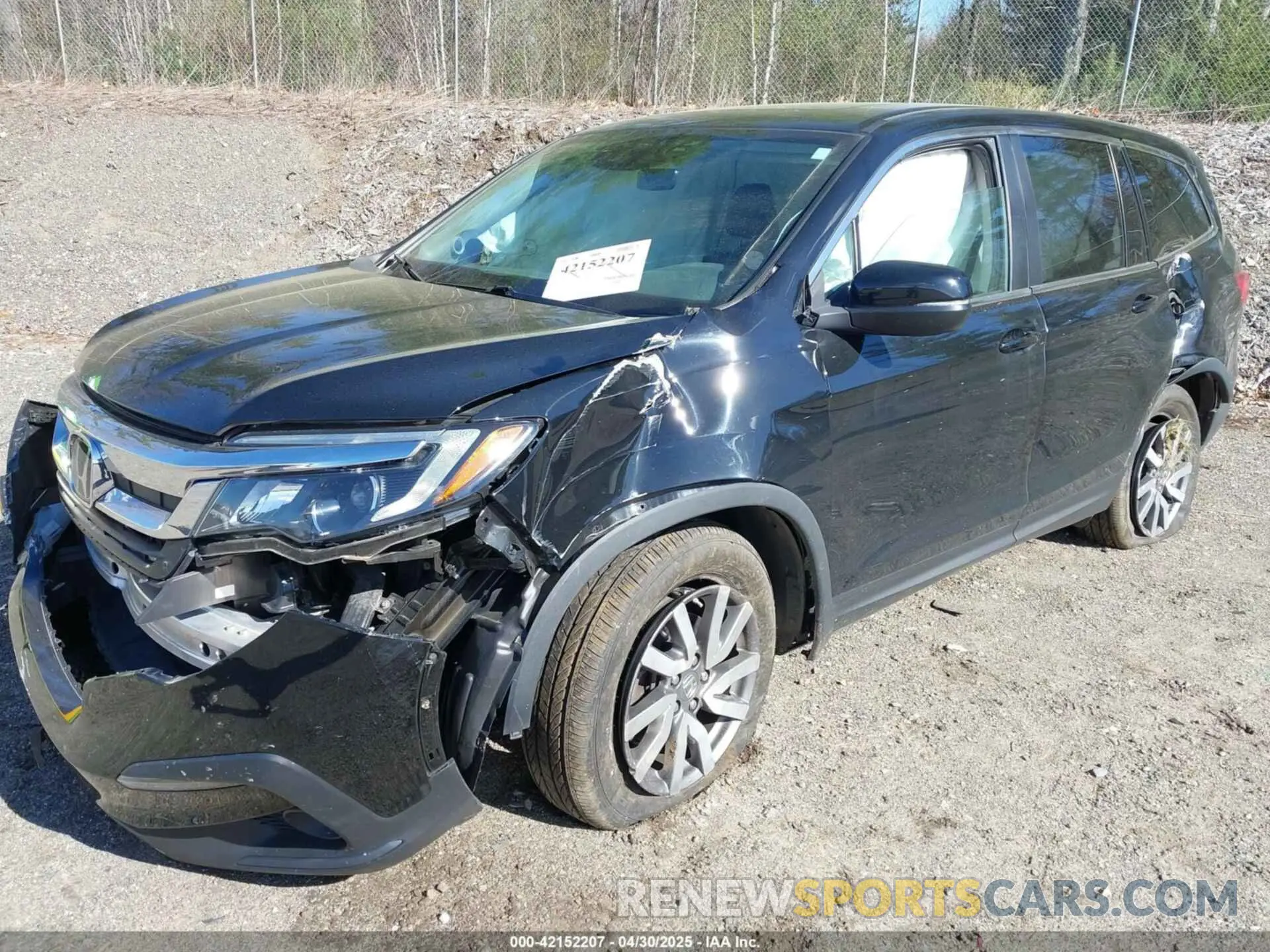 2 Photograph of a damaged car 5FNYF6H52MB072832 HONDA PILOT 2021