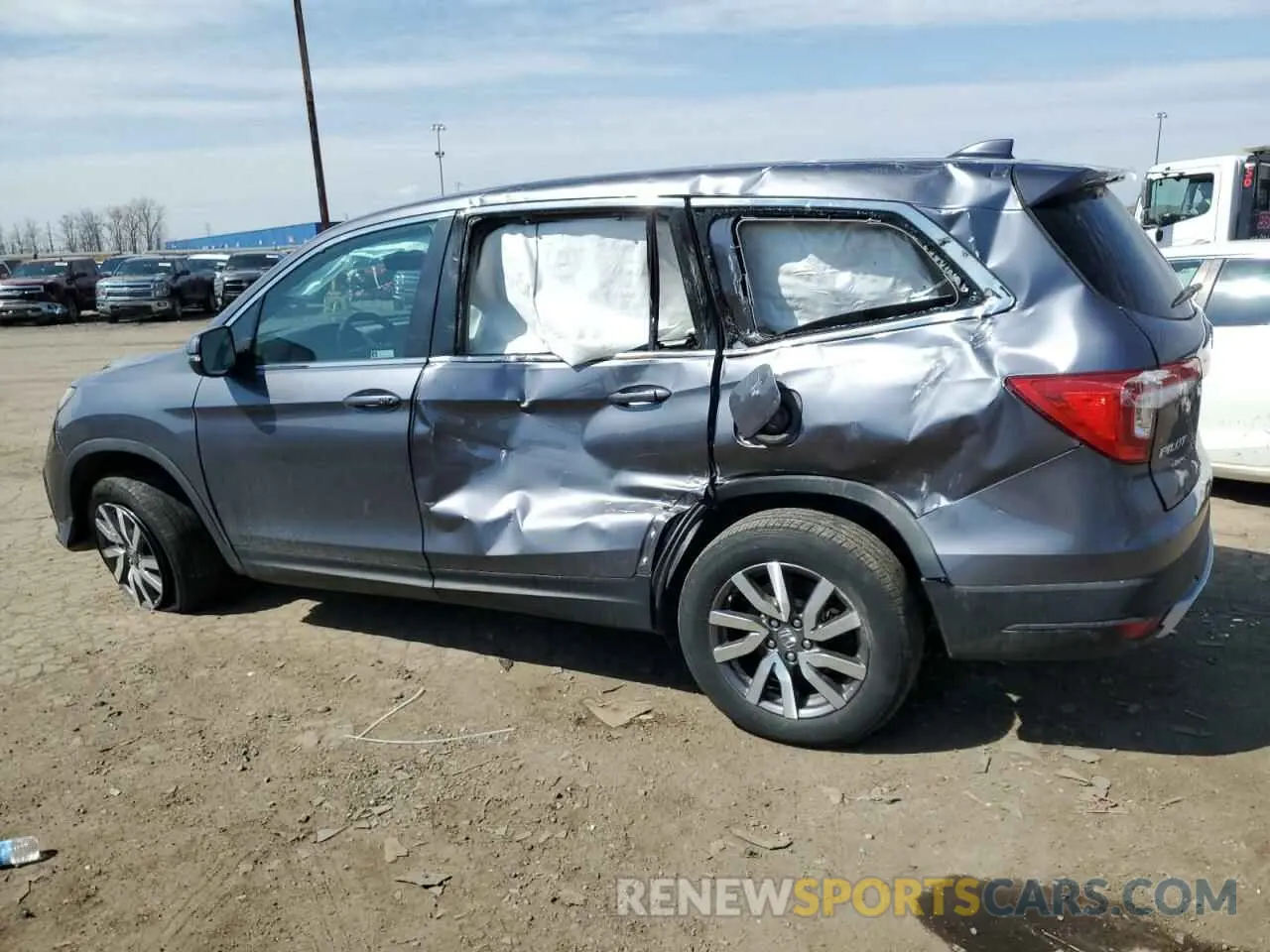 2 Photograph of a damaged car 5FNYF6H53MB085332 HONDA PILOT 2021