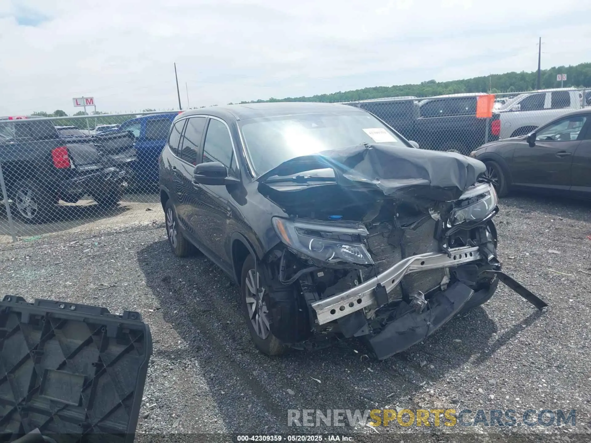 1 Фотография поврежденного автомобиля 5FNYF6H53MB097089 HONDA PILOT 2021