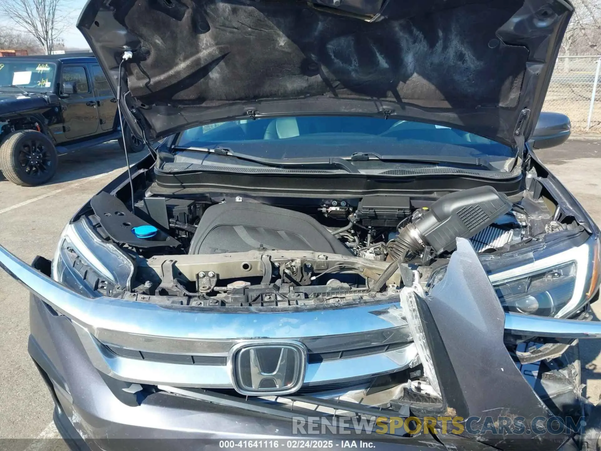 10 Photograph of a damaged car 5FNYF6H54MB028203 HONDA PILOT 2021