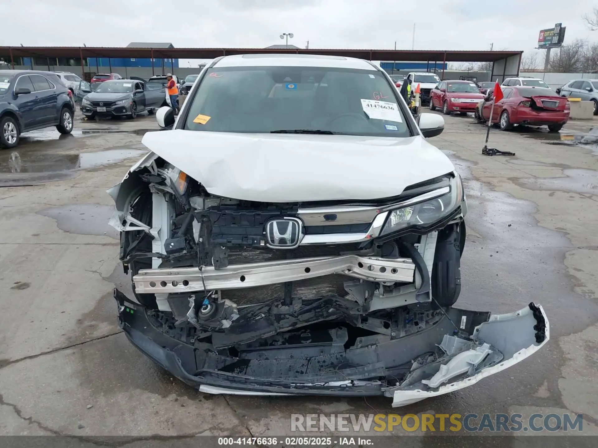 13 Фотография поврежденного автомобиля 5FNYF6H55MB031305 HONDA PILOT 2021