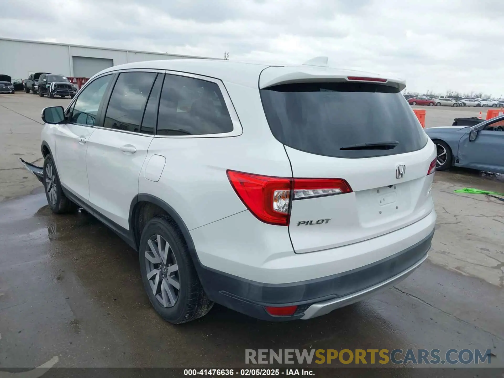 3 Фотография поврежденного автомобиля 5FNYF6H55MB031305 HONDA PILOT 2021
