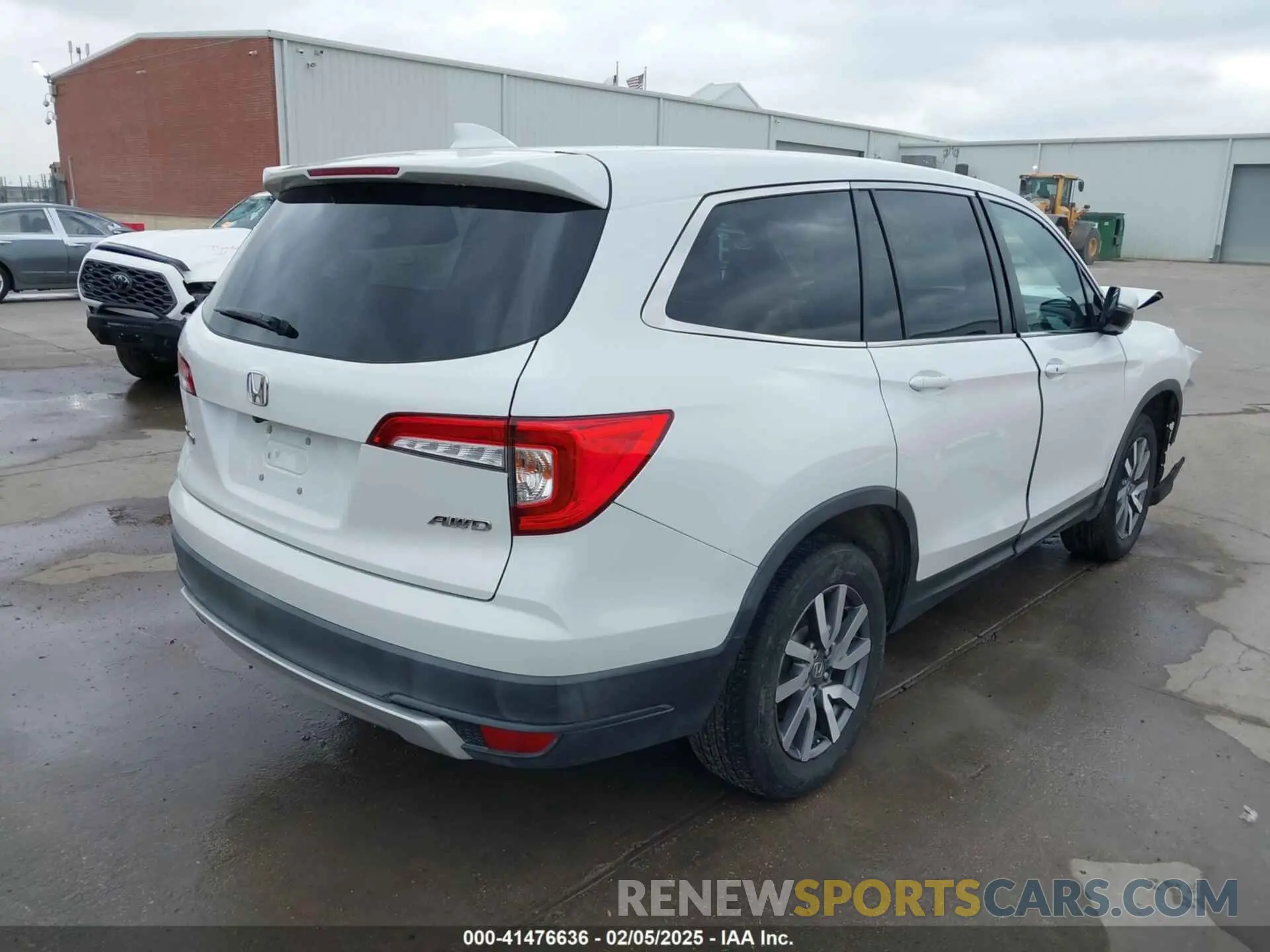 4 Фотография поврежденного автомобиля 5FNYF6H55MB031305 HONDA PILOT 2021