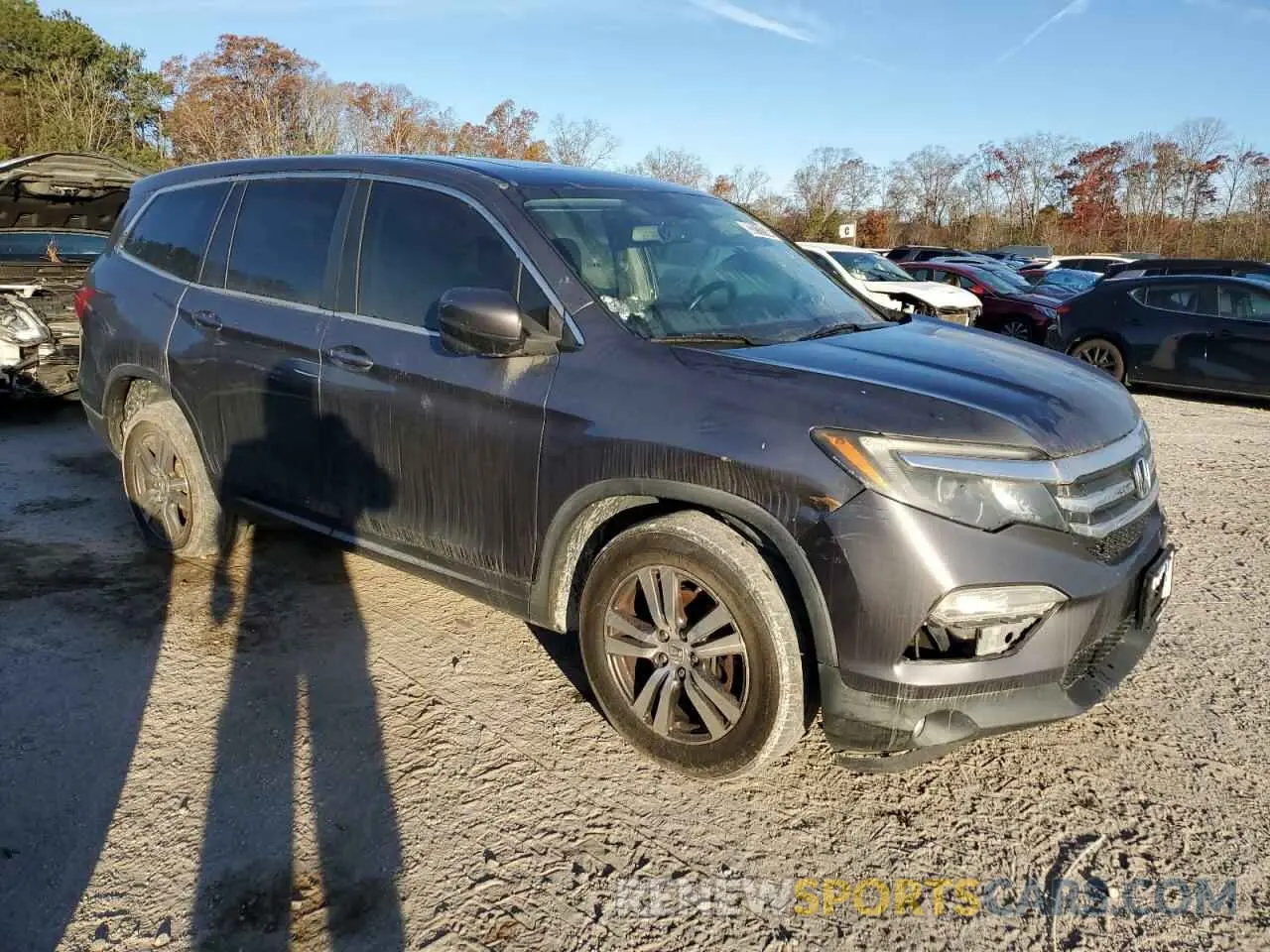4 Photograph of a damaged car 5FNYF6H56GB097110 HONDA PILOT 2021
