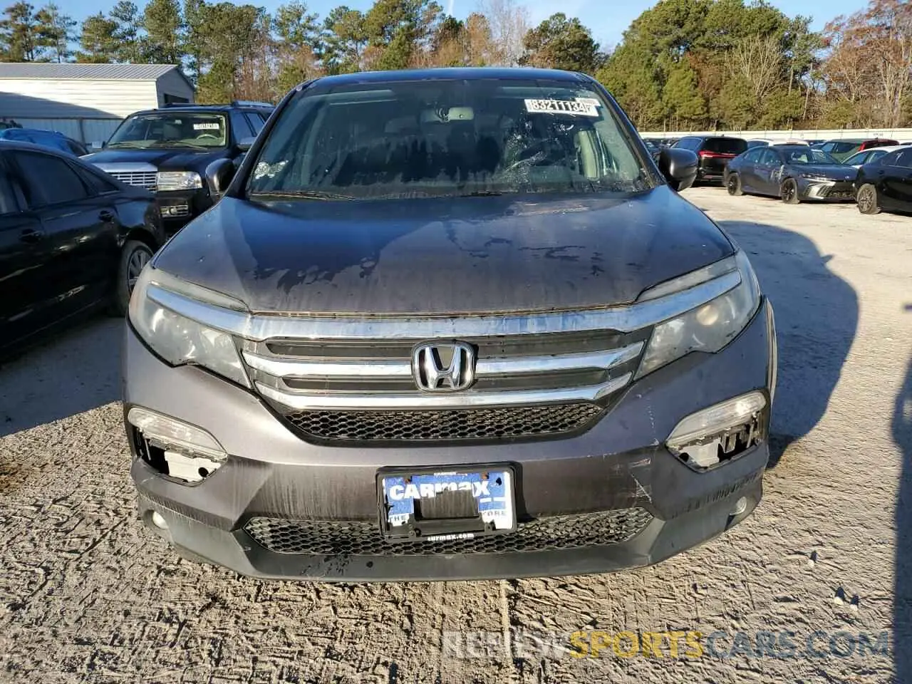 5 Photograph of a damaged car 5FNYF6H56GB097110 HONDA PILOT 2021