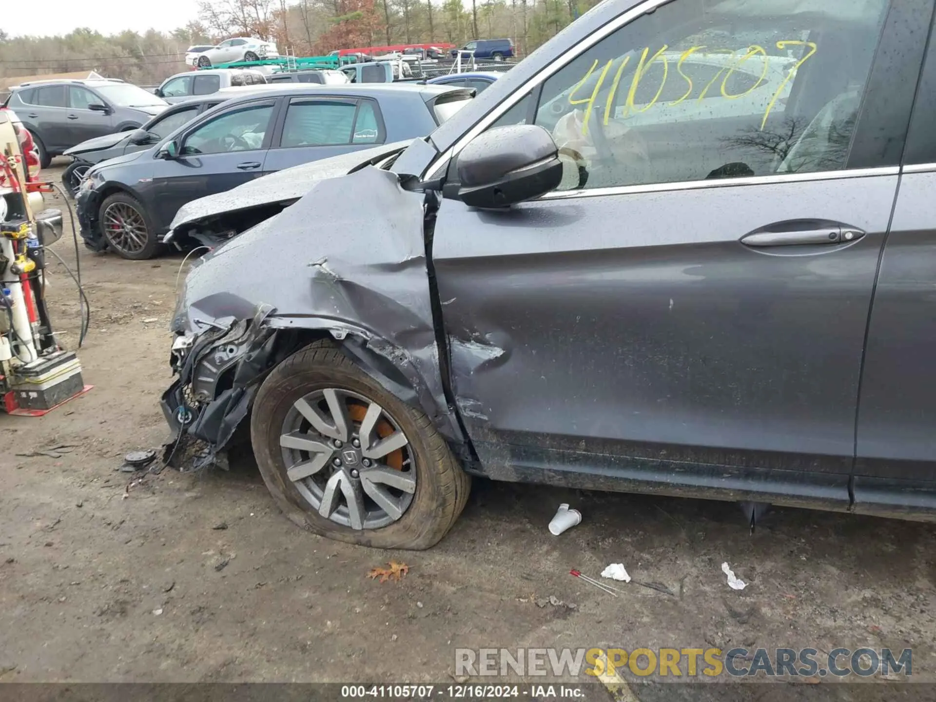 6 Photograph of a damaged car 5FNYF6H56MB038117 HONDA PILOT 2021