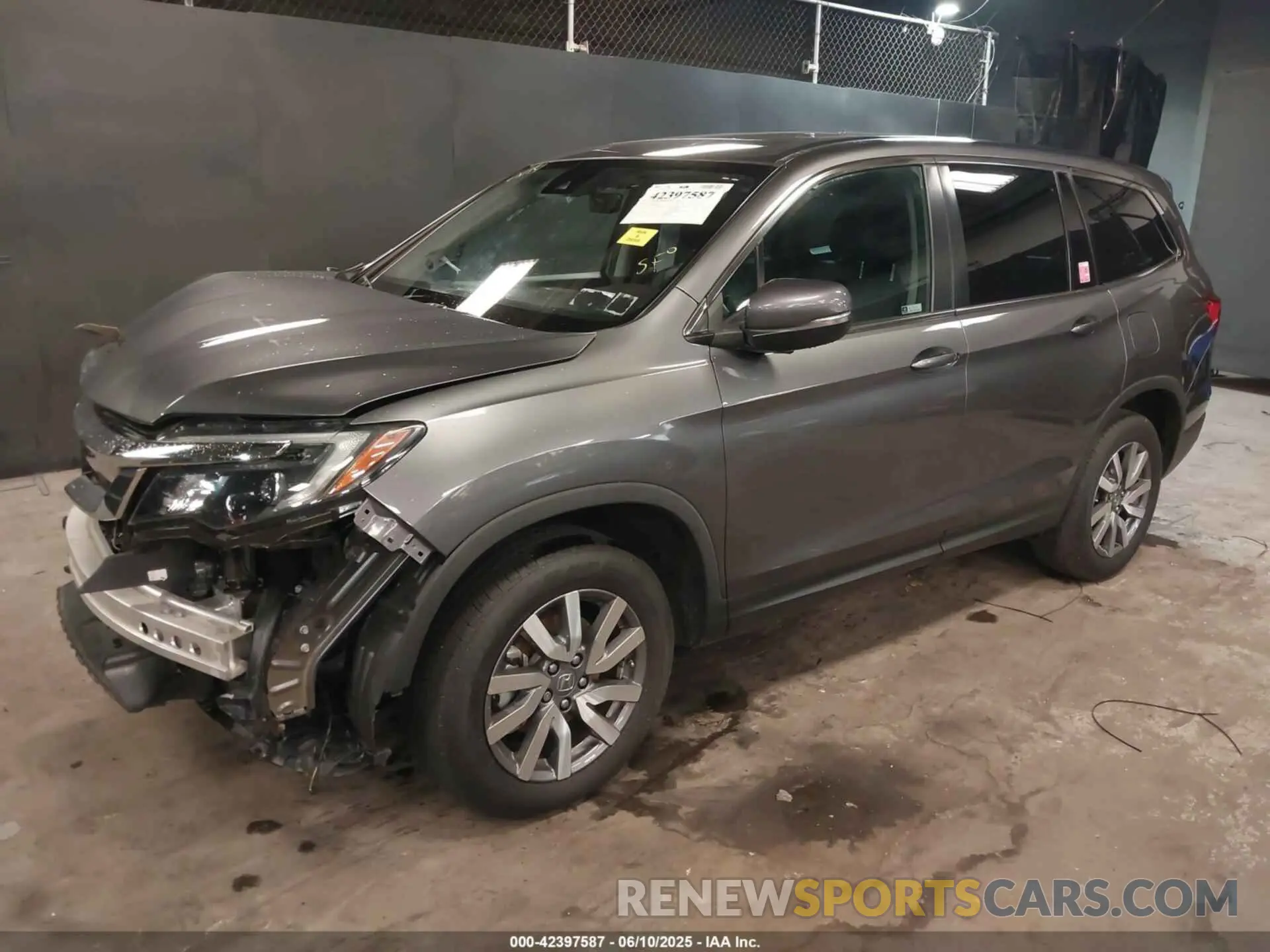 2 Photograph of a damaged car 5FNYF6H56MB061008 HONDA PILOT 2021