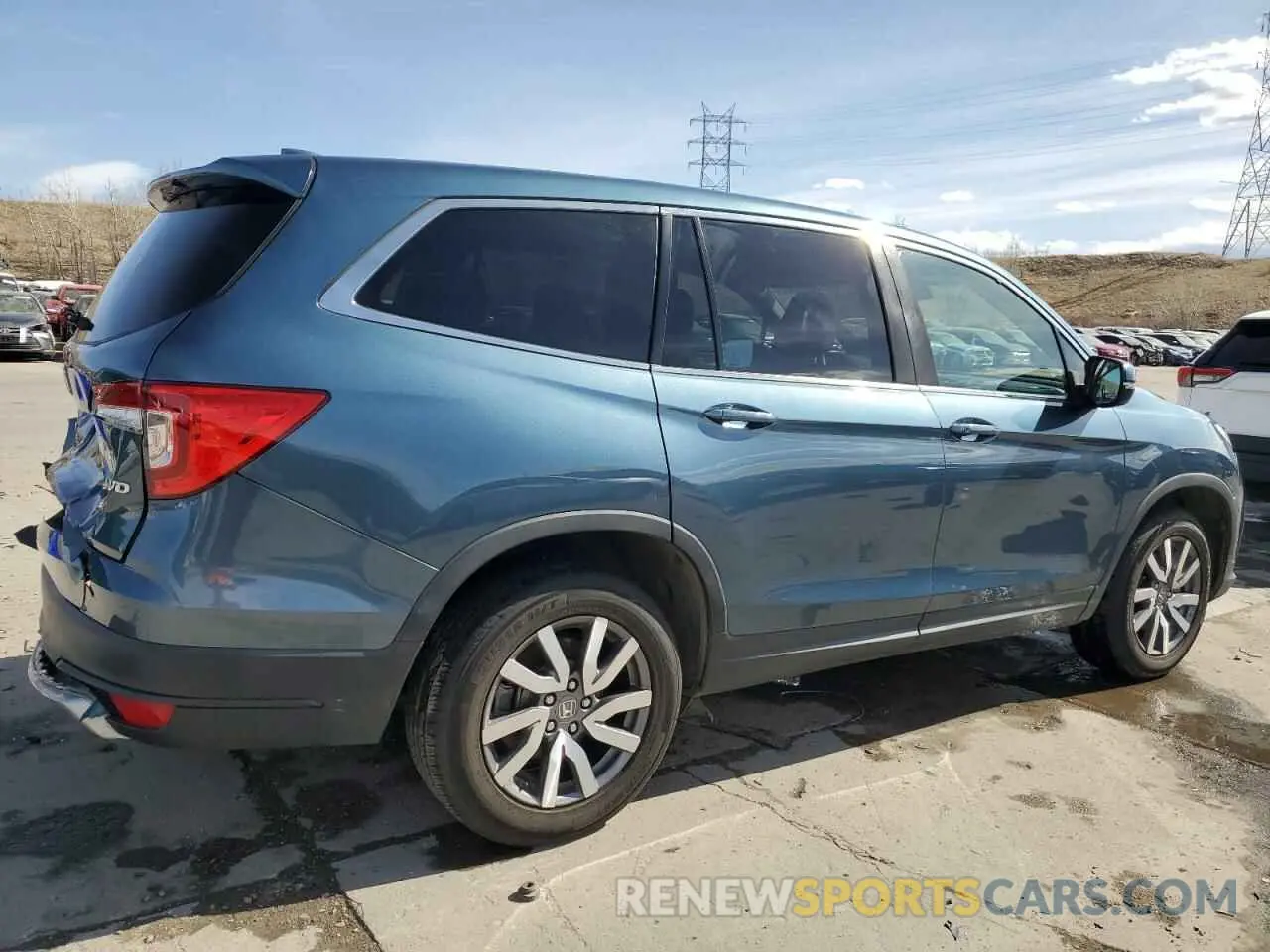3 Фотография поврежденного автомобиля 5FNYF6H57MB046632 HONDA PILOT 2021