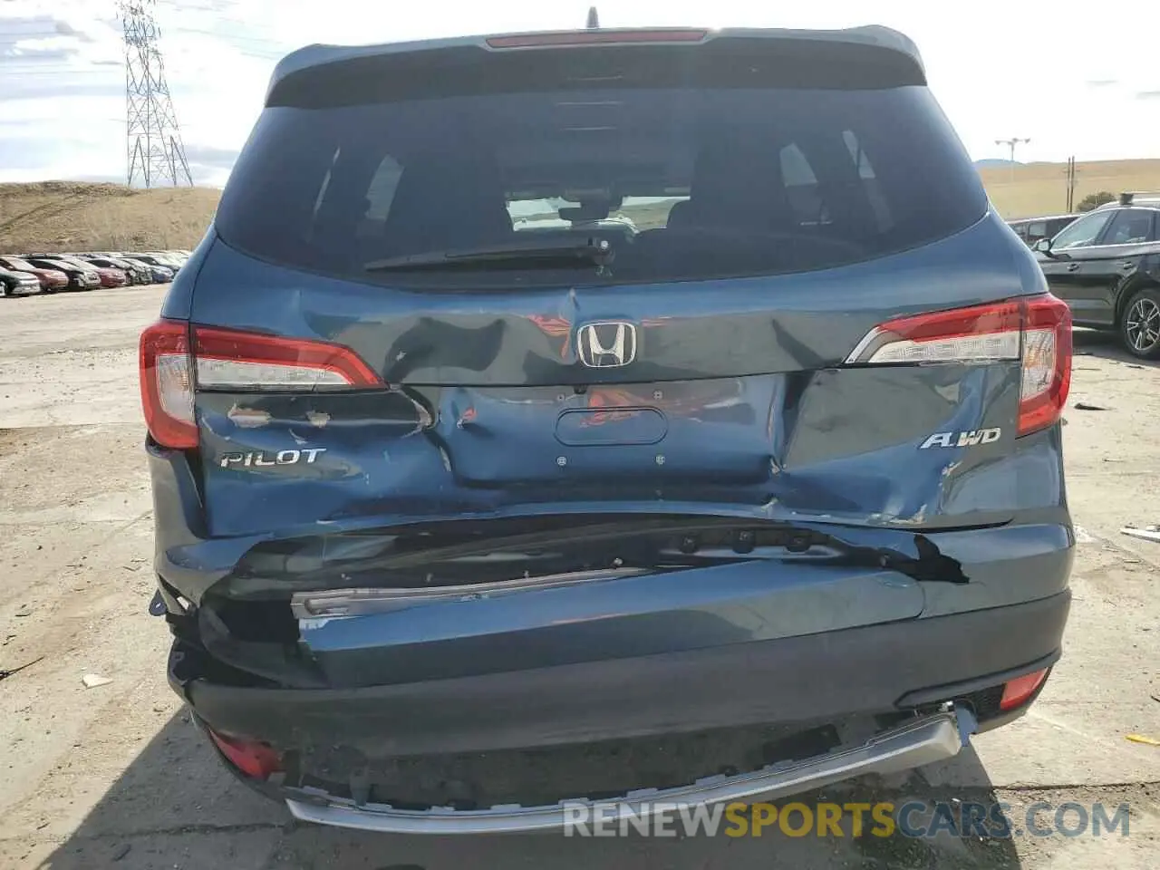 6 Фотография поврежденного автомобиля 5FNYF6H57MB046632 HONDA PILOT 2021