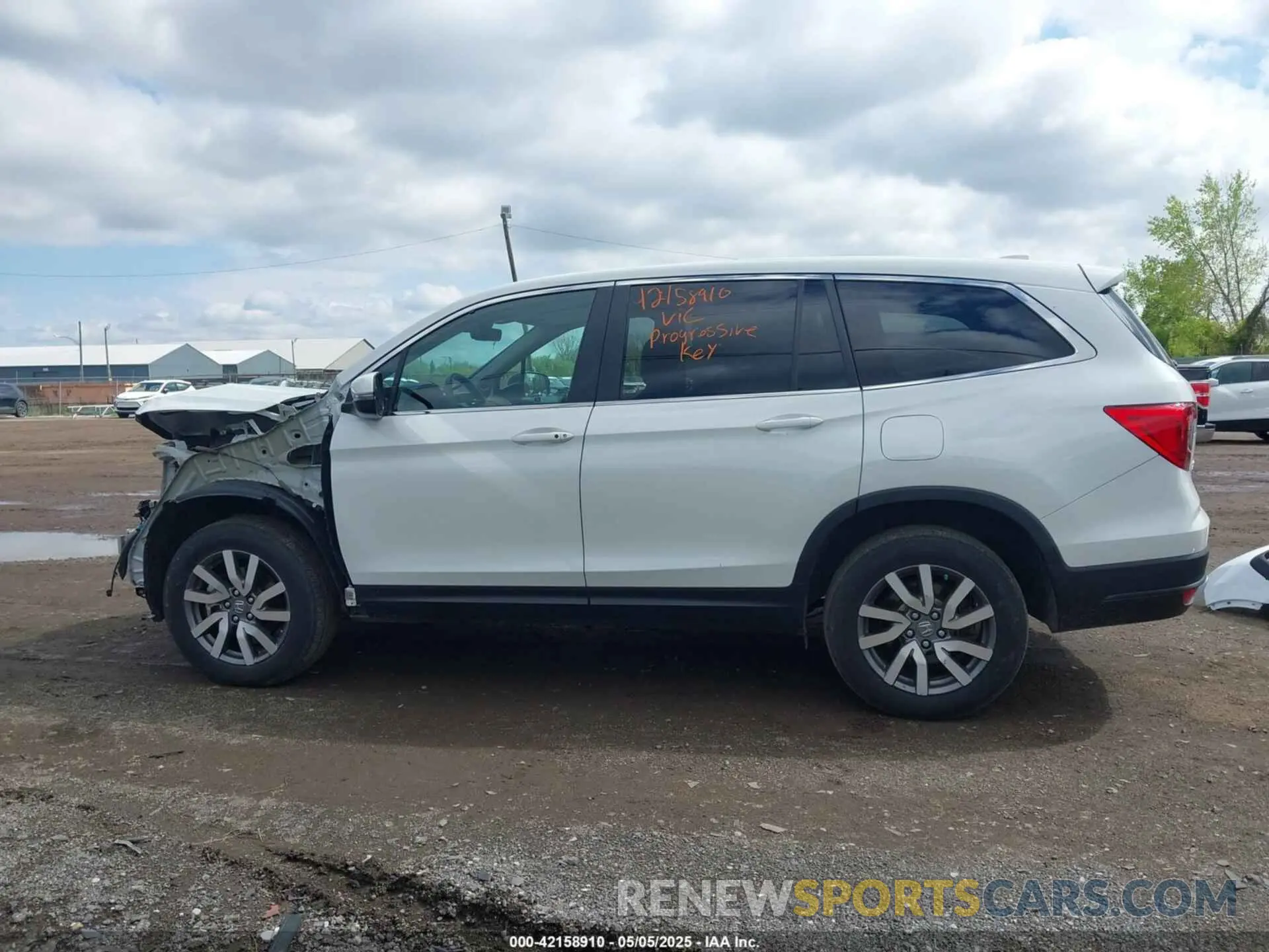 15 Photograph of a damaged car 5FNYF6H57MB054147 HONDA PILOT 2021
