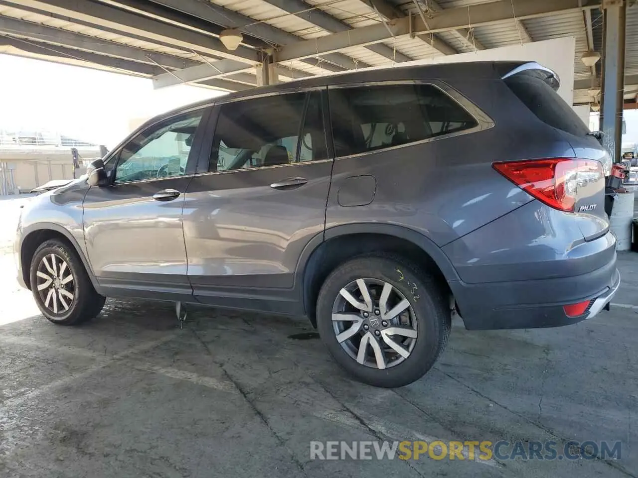 2 Photograph of a damaged car 5FNYF6H58MB001098 HONDA PILOT 2021