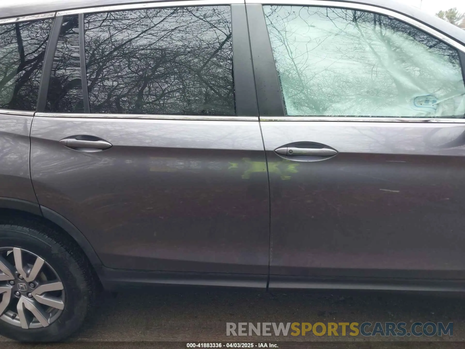 13 Photograph of a damaged car 5FNYF6H58MB021982 HONDA PILOT 2021