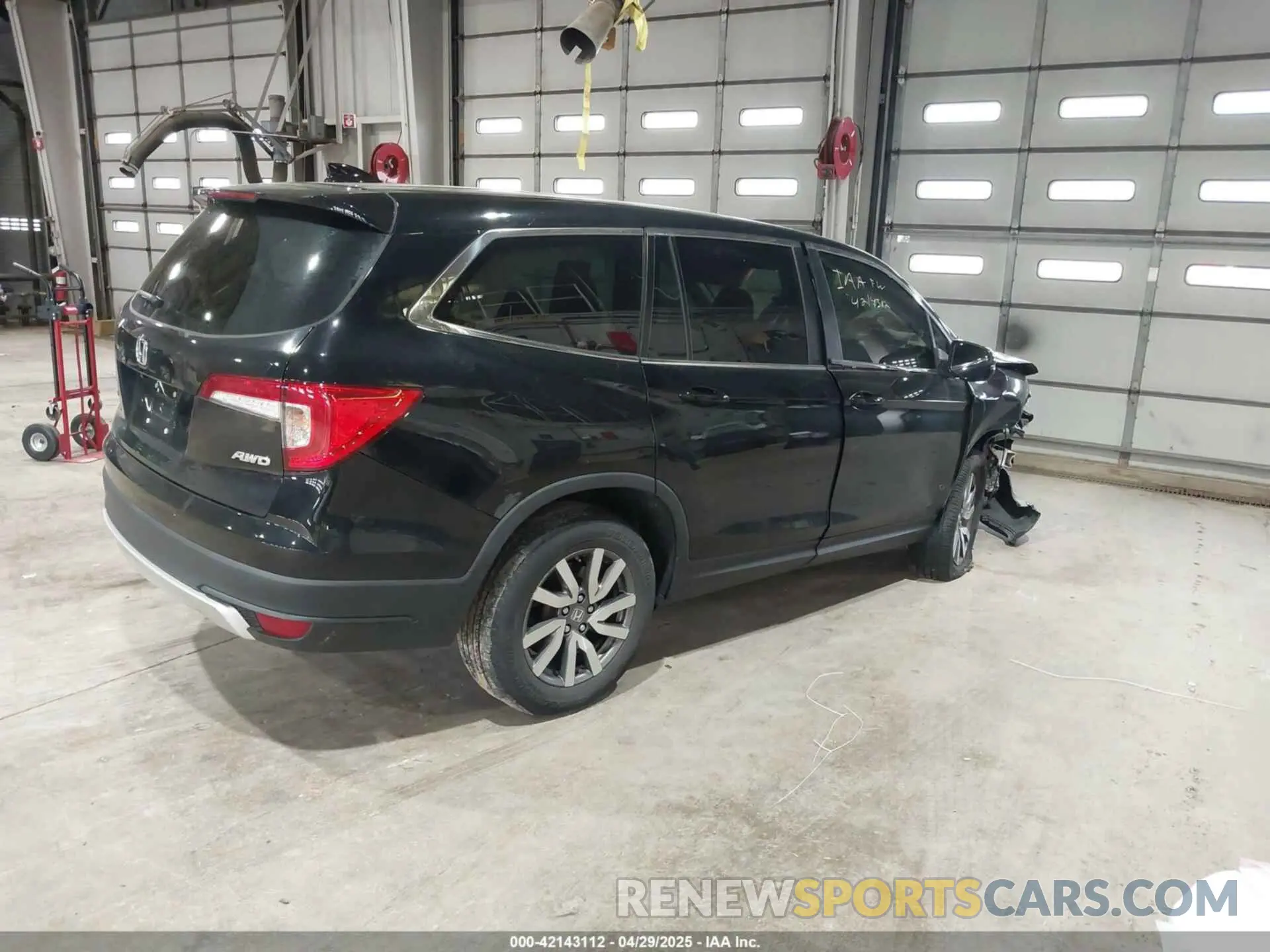 4 Фотография поврежденного автомобиля 5FNYF6H58MB092860 HONDA PILOT 2021