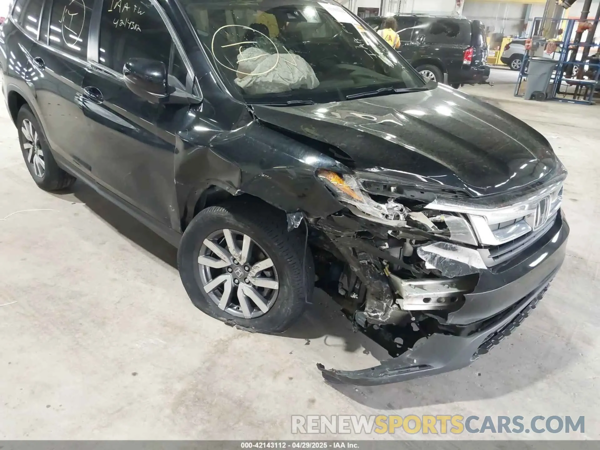 6 Фотография поврежденного автомобиля 5FNYF6H58MB092860 HONDA PILOT 2021