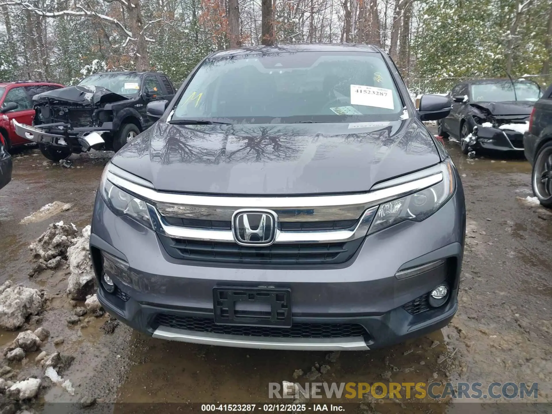 12 Photograph of a damaged car 5FNYF6H58MB102254 HONDA PILOT 2021