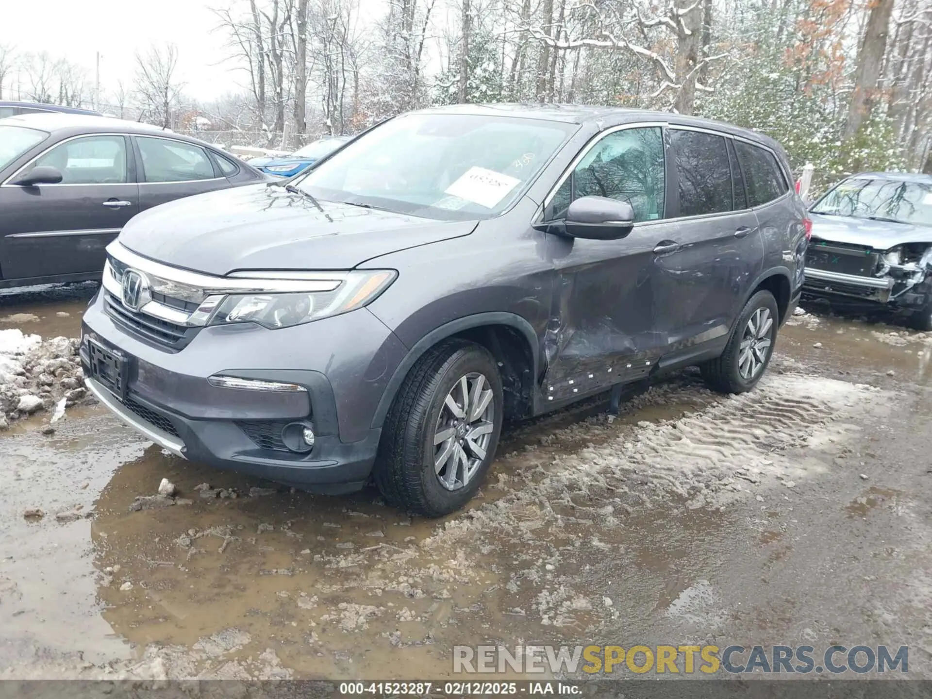 2 Photograph of a damaged car 5FNYF6H58MB102254 HONDA PILOT 2021