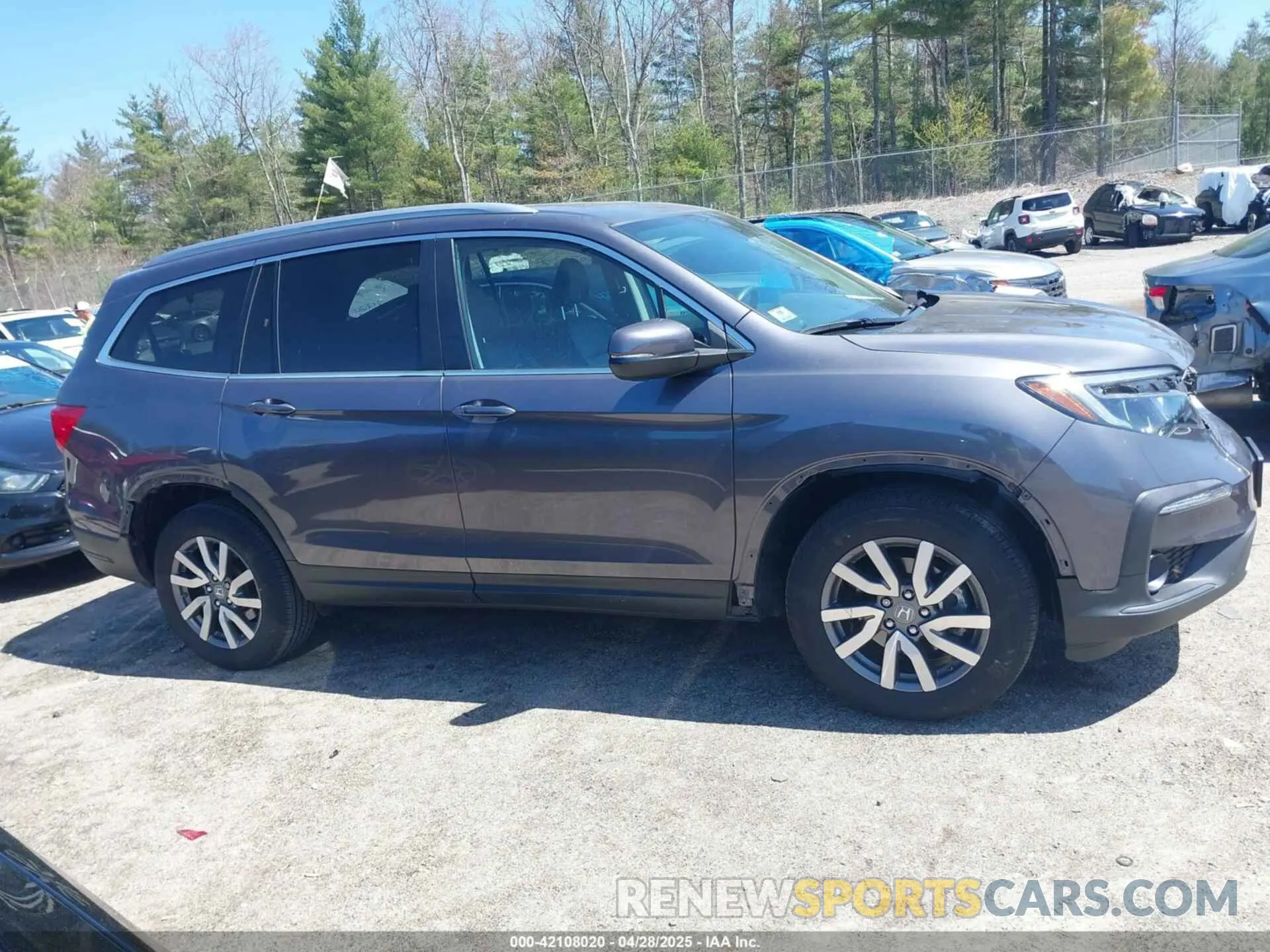 14 Photograph of a damaged car 5FNYF6H59MB016354 HONDA PILOT 2021