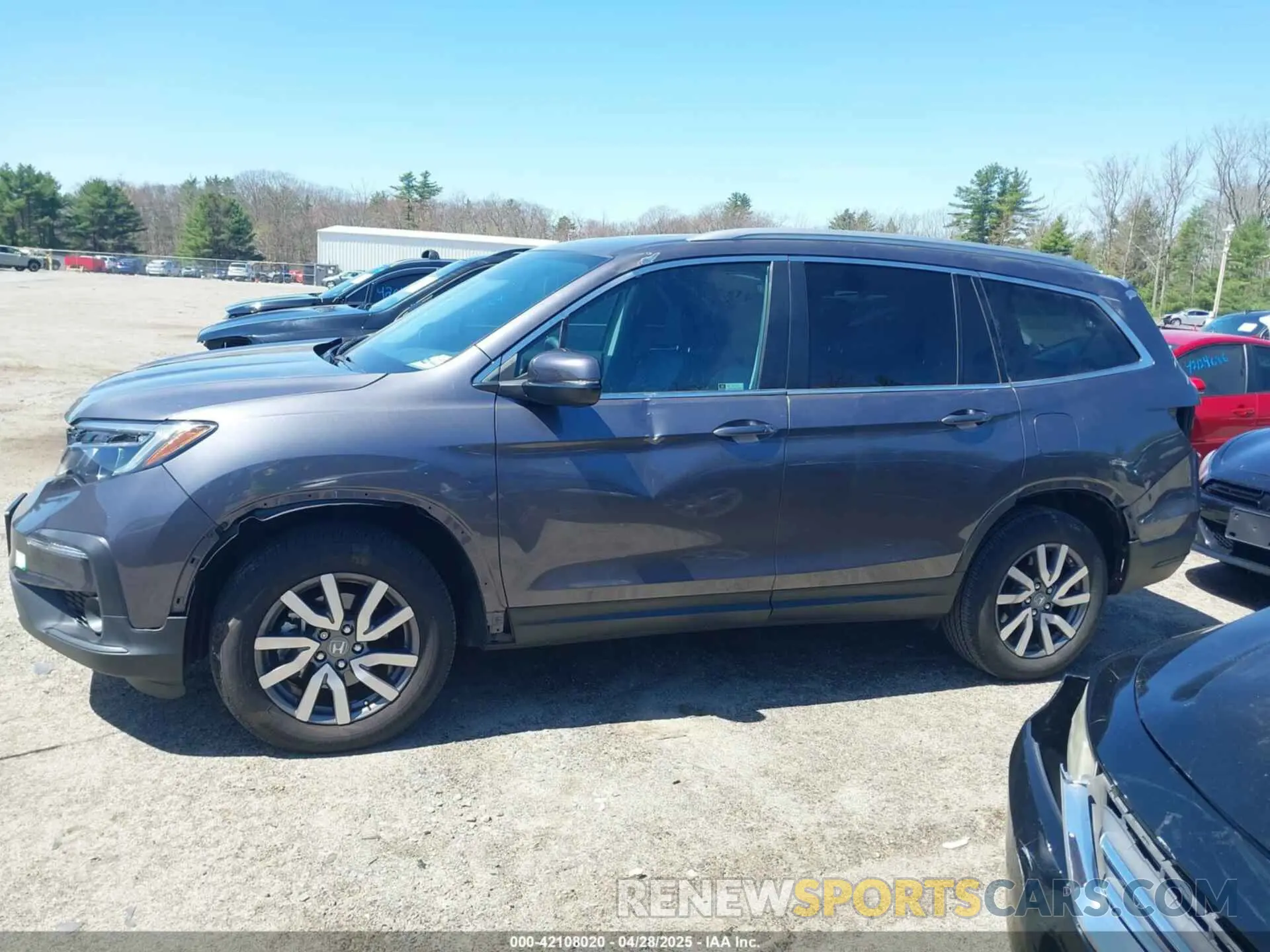 15 Photograph of a damaged car 5FNYF6H59MB016354 HONDA PILOT 2021
