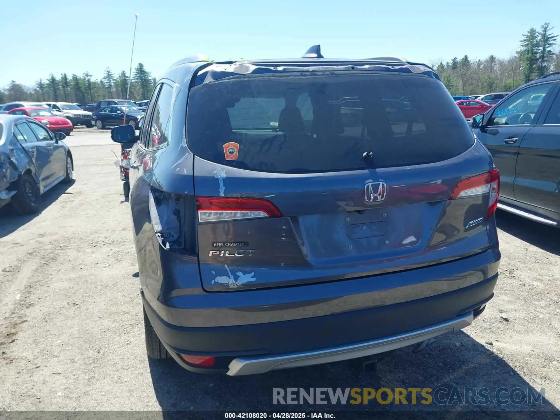 6 Photograph of a damaged car 5FNYF6H59MB016354 HONDA PILOT 2021