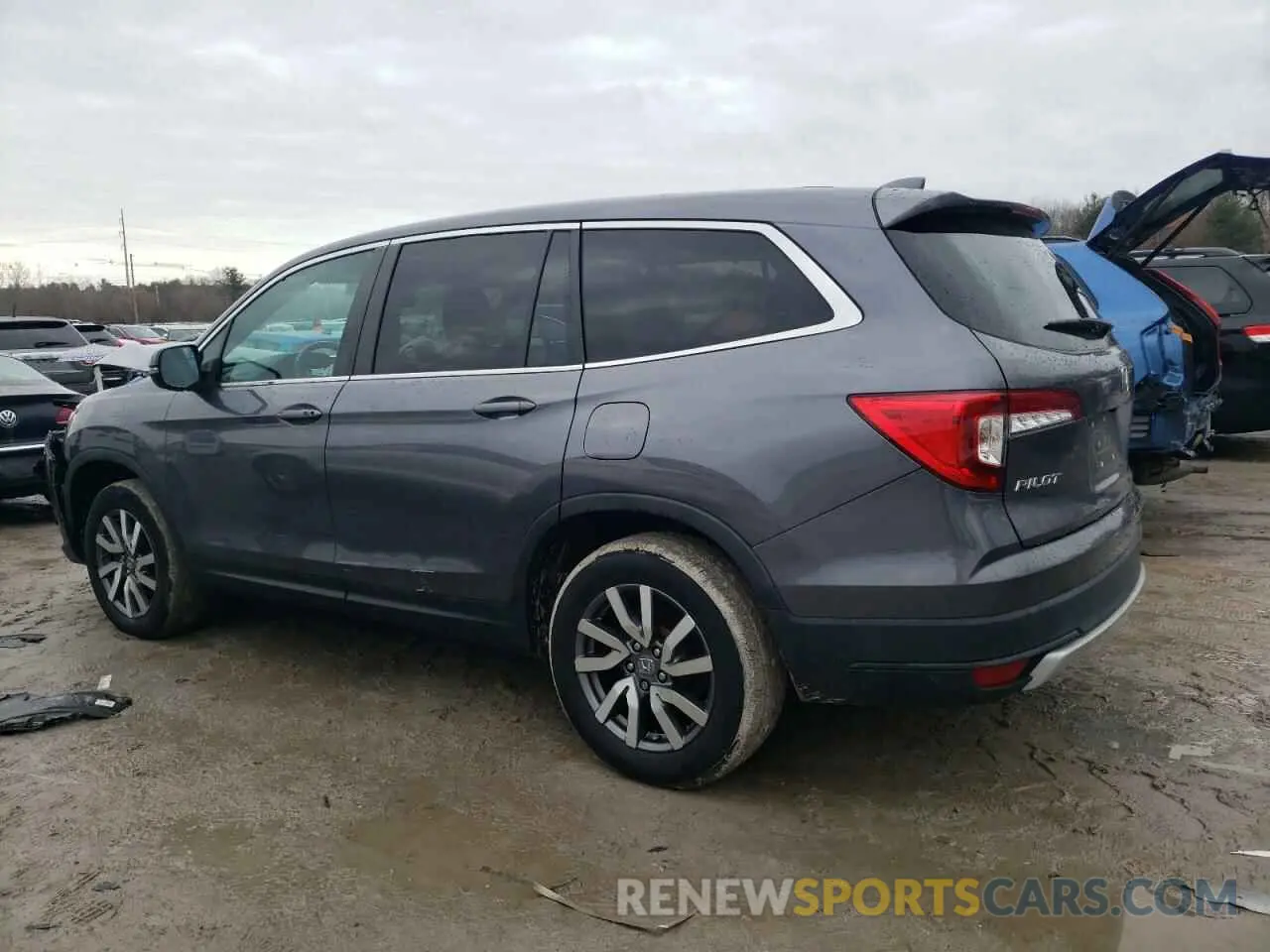 2 Фотография поврежденного автомобиля 5FNYF6H59MB087005 HONDA PILOT 2021