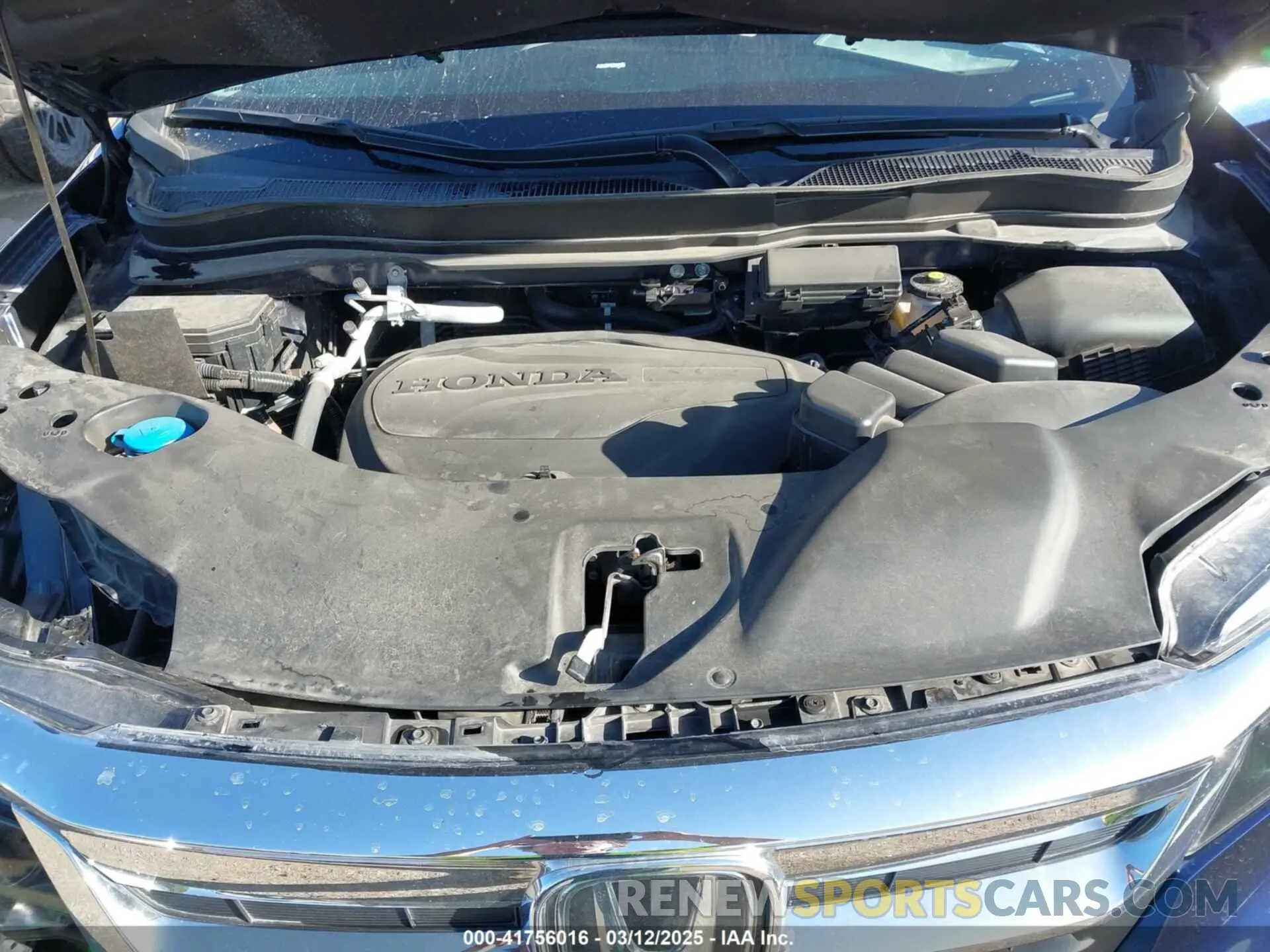 10 Photograph of a damaged car 5FNYF6H5XMB019411 HONDA PILOT 2021
