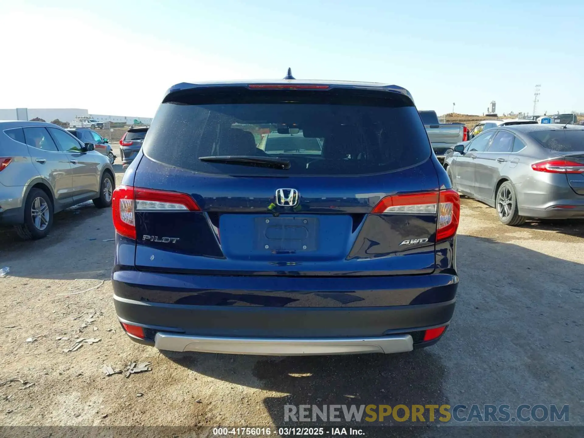 16 Photograph of a damaged car 5FNYF6H5XMB019411 HONDA PILOT 2021