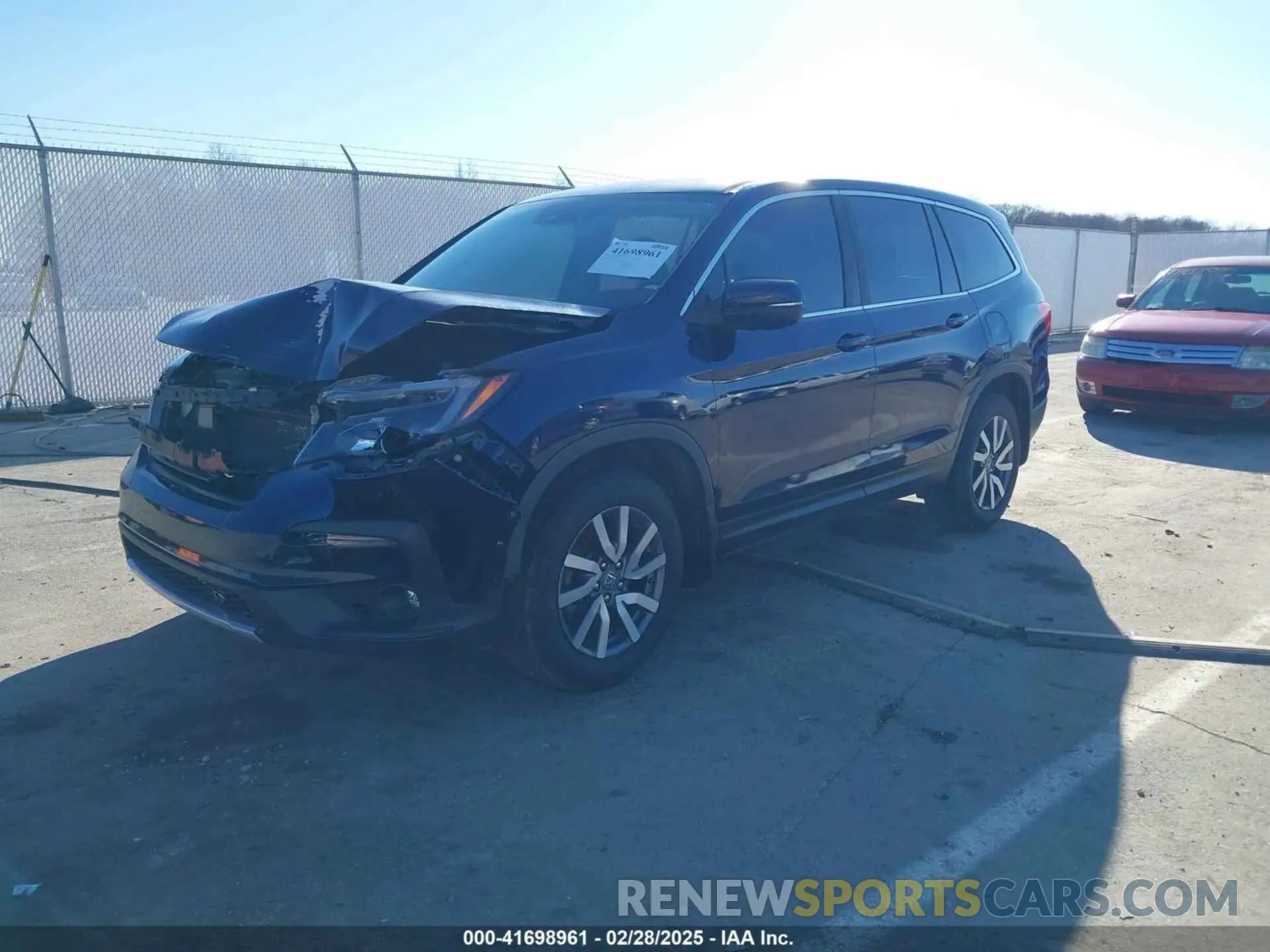2 Фотография поврежденного автомобиля 5FNYF6H5XMB019425 HONDA PILOT 2021