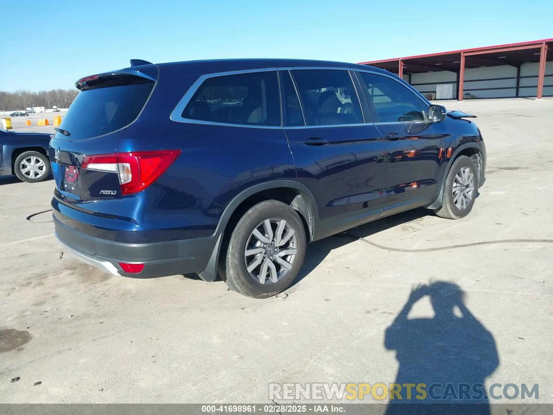 4 Фотография поврежденного автомобиля 5FNYF6H5XMB019425 HONDA PILOT 2021