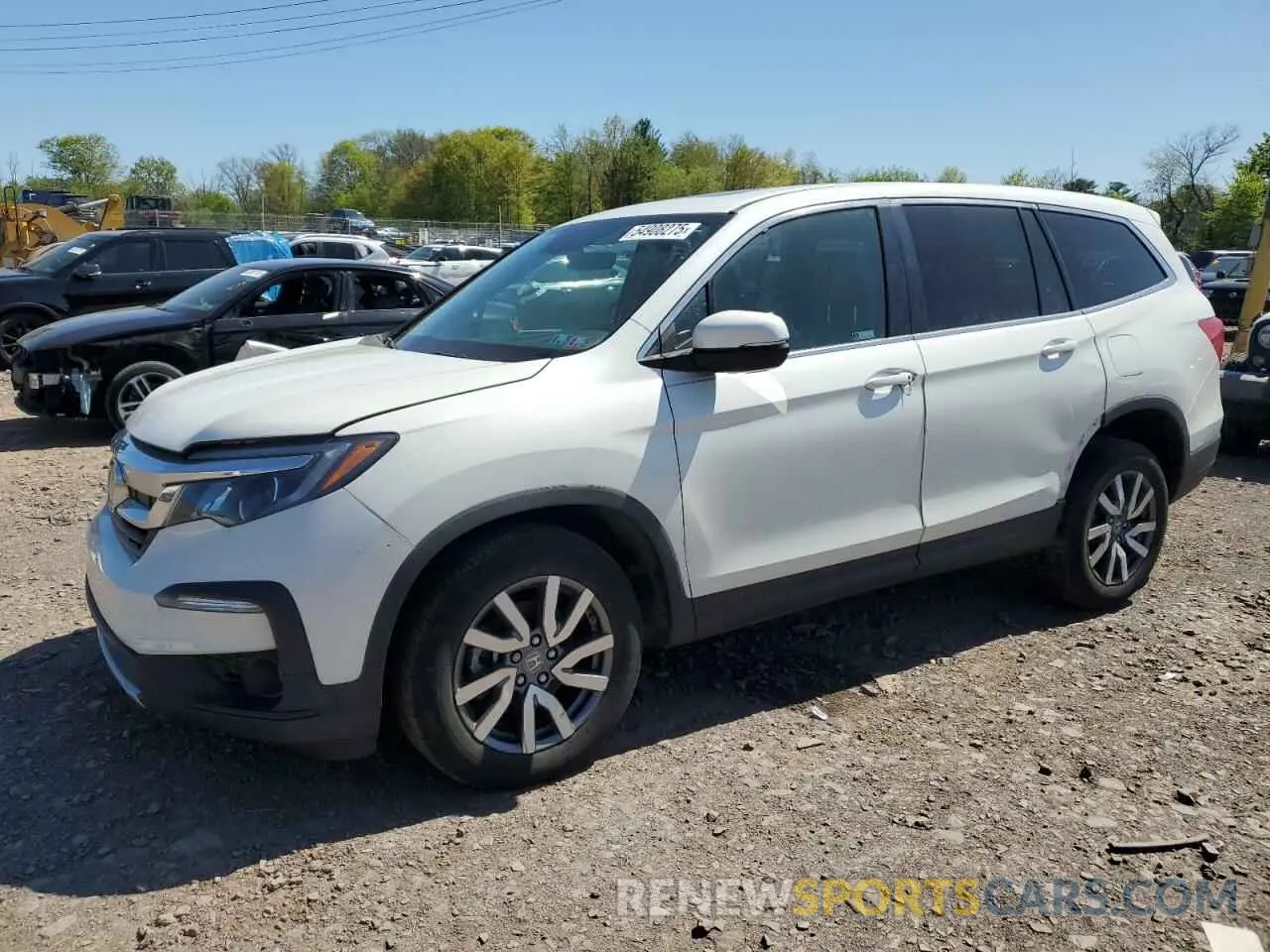 1 Photograph of a damaged car 5FNYF6H5XMB098322 HONDA PILOT 2021