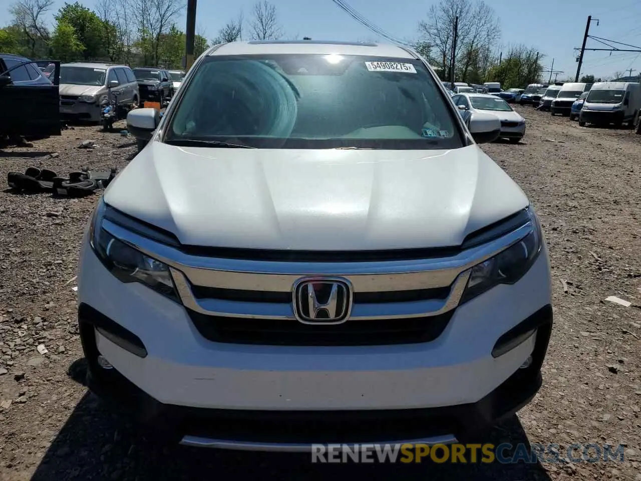 5 Photograph of a damaged car 5FNYF6H5XMB098322 HONDA PILOT 2021