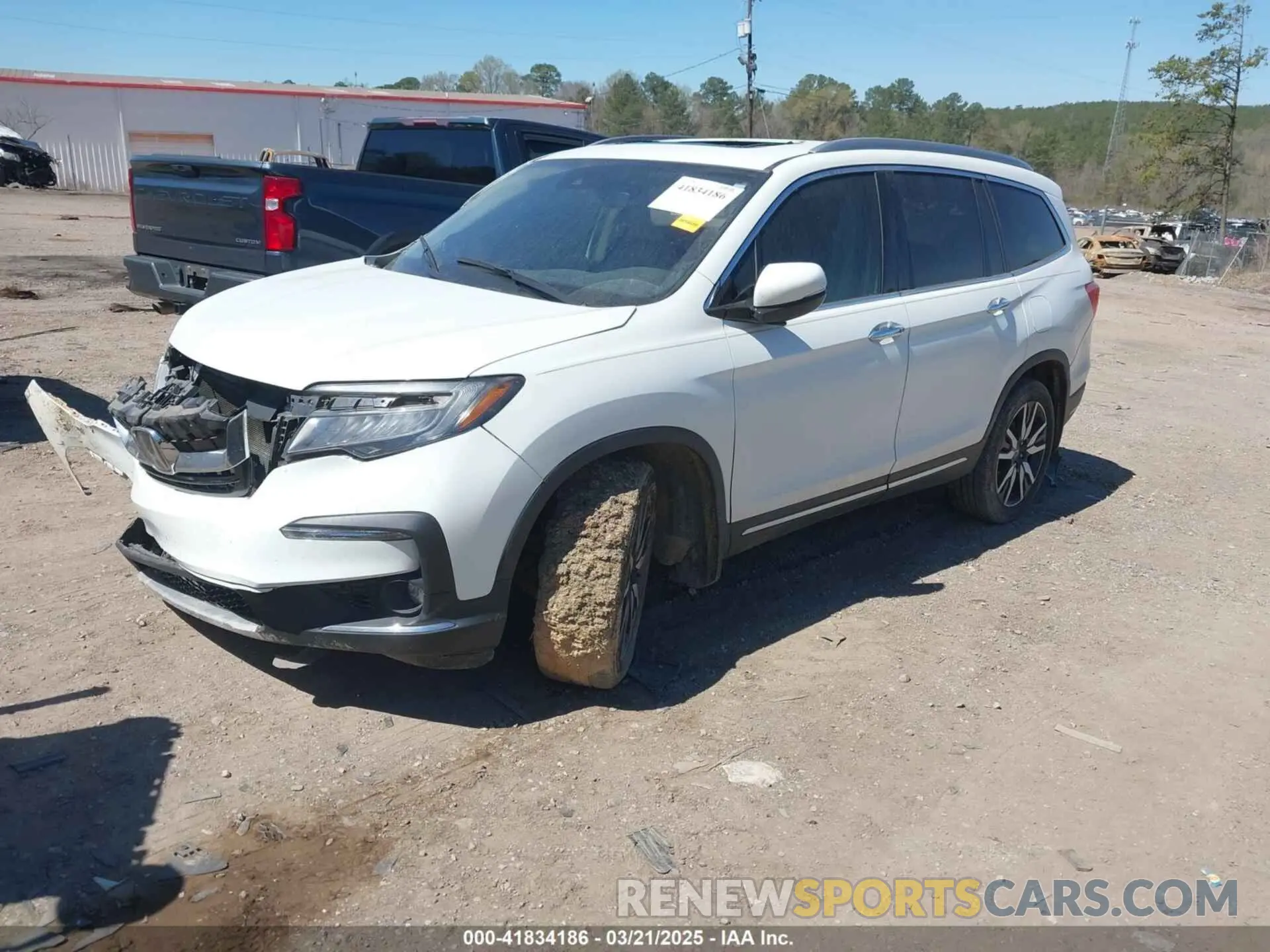 2 Фотография поврежденного автомобиля 5FNYF6H64MB074946 HONDA PILOT 2021