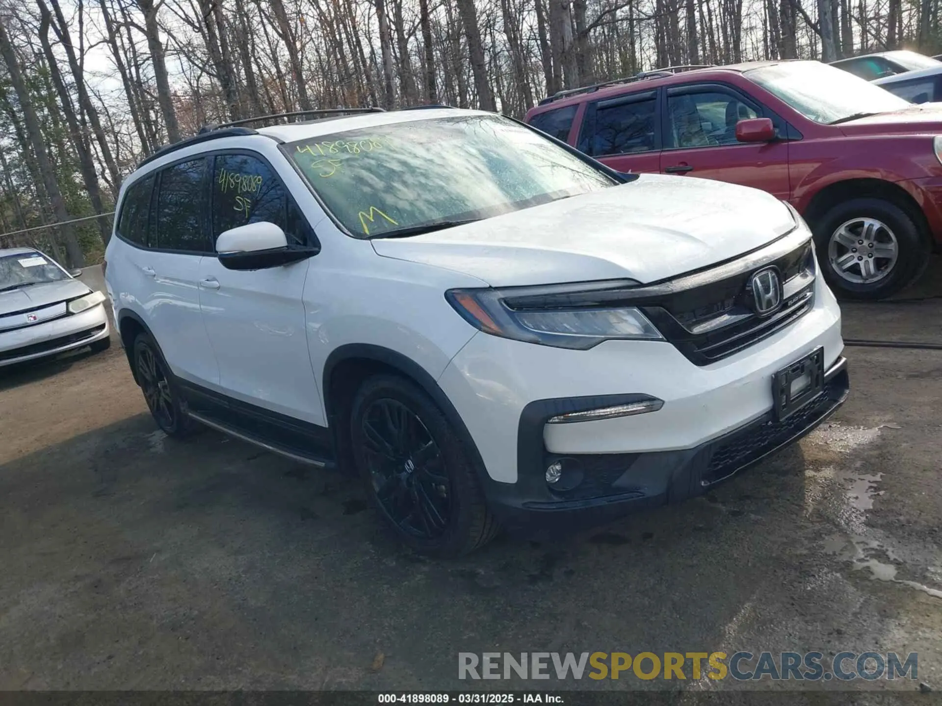 1 Photograph of a damaged car 5FNYF6H71MB030752 HONDA PILOT 2021
