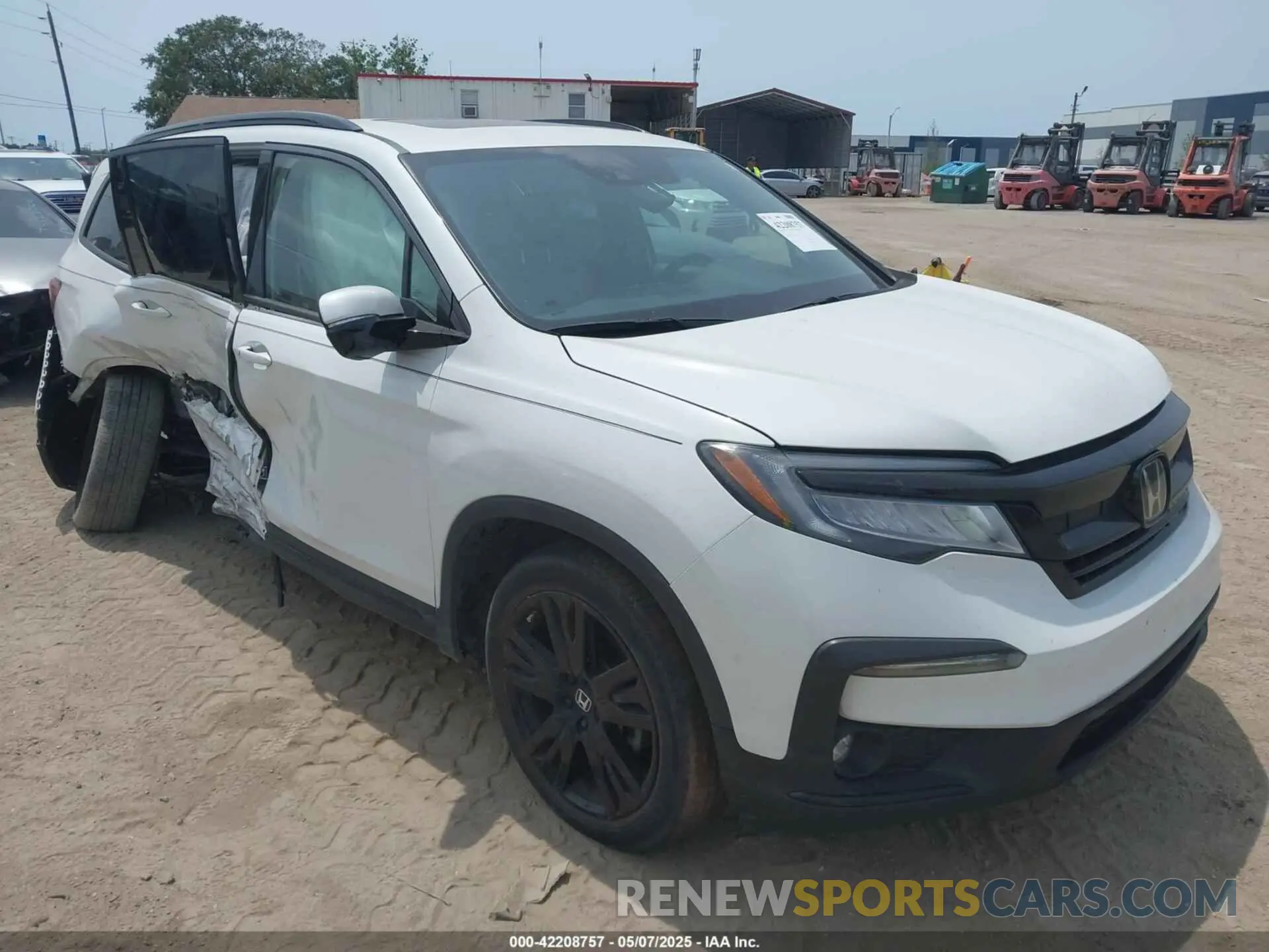 1 Фотография поврежденного автомобиля 5FNYF6H71MB036843 HONDA PILOT 2021