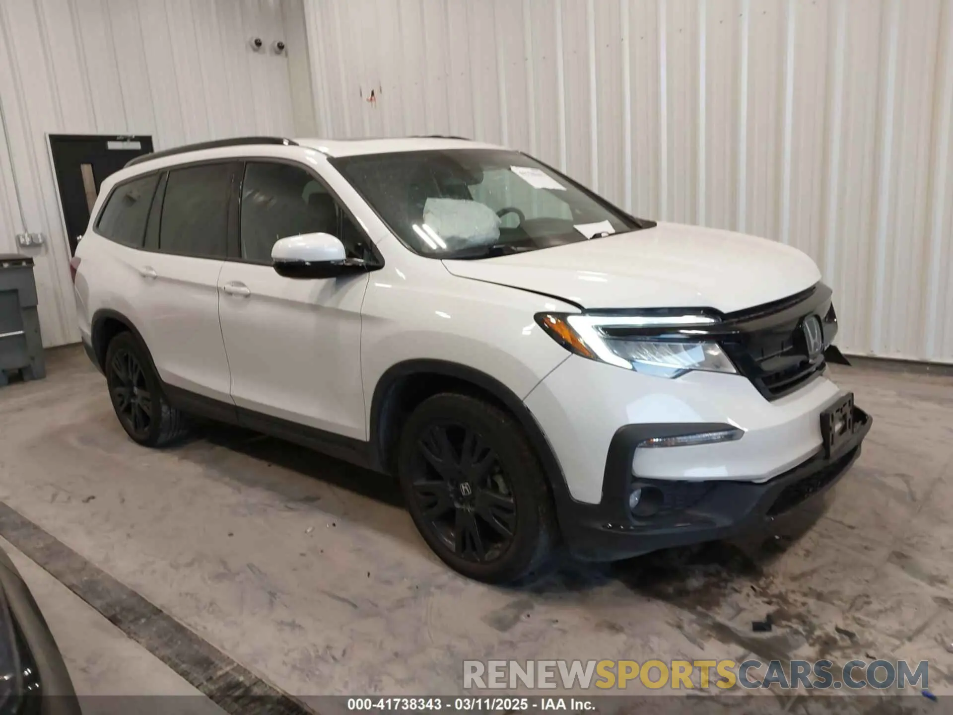 1 Фотография поврежденного автомобиля 5FNYF6H71MB056610 HONDA PILOT 2021