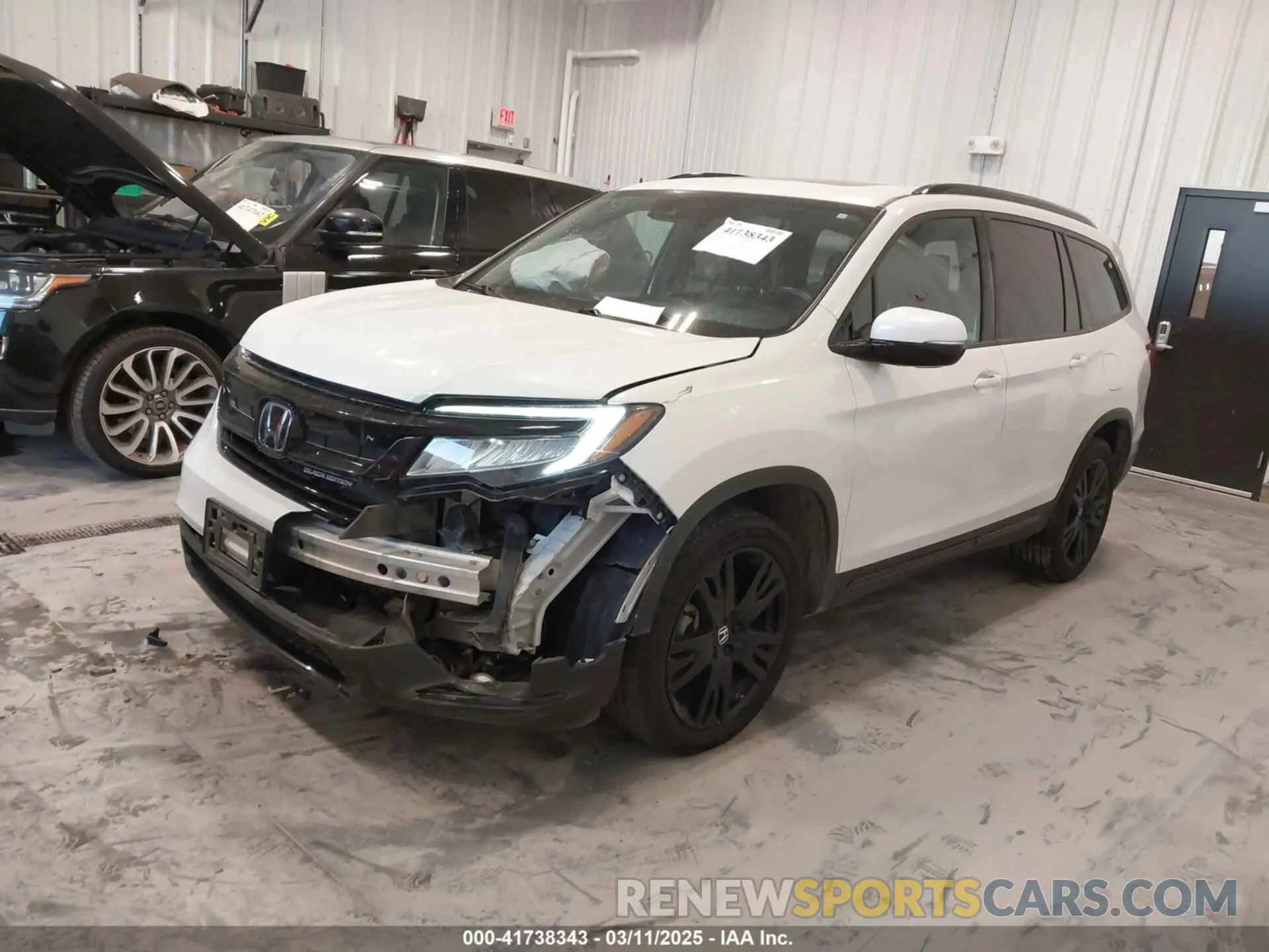 2 Фотография поврежденного автомобиля 5FNYF6H71MB056610 HONDA PILOT 2021