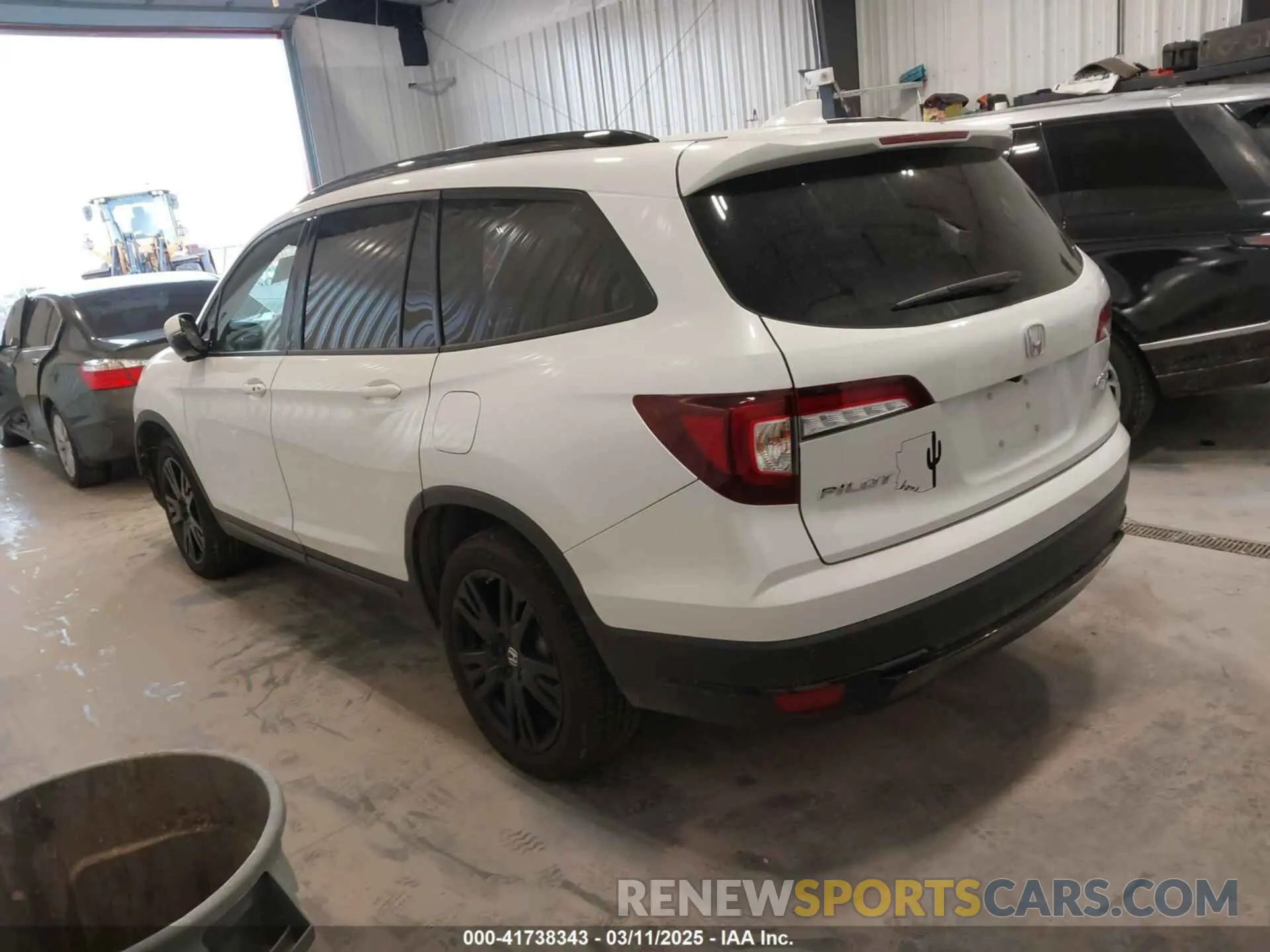 3 Фотография поврежденного автомобиля 5FNYF6H71MB056610 HONDA PILOT 2021