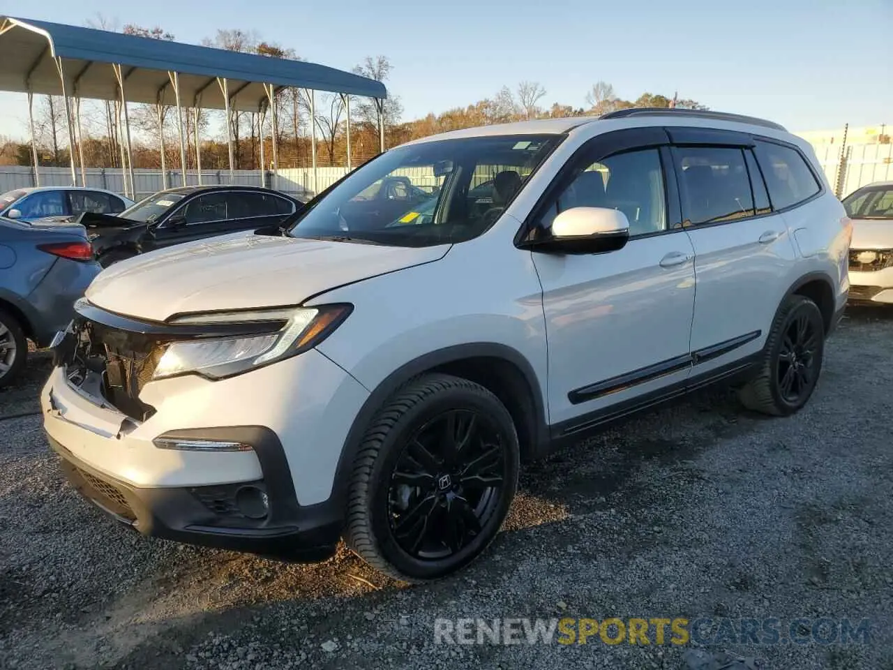 1 Фотография поврежденного автомобиля 5FNYF6H72MB010381 HONDA PILOT 2021