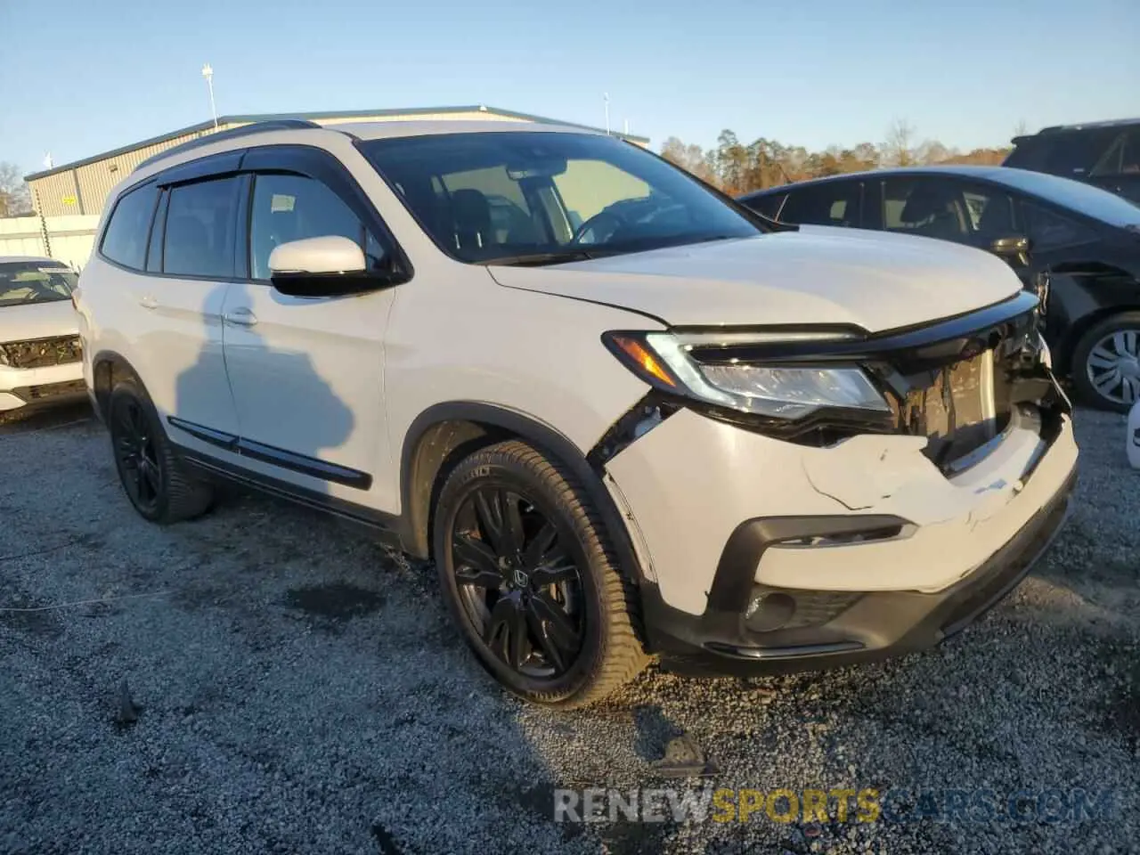 4 Фотография поврежденного автомобиля 5FNYF6H72MB010381 HONDA PILOT 2021