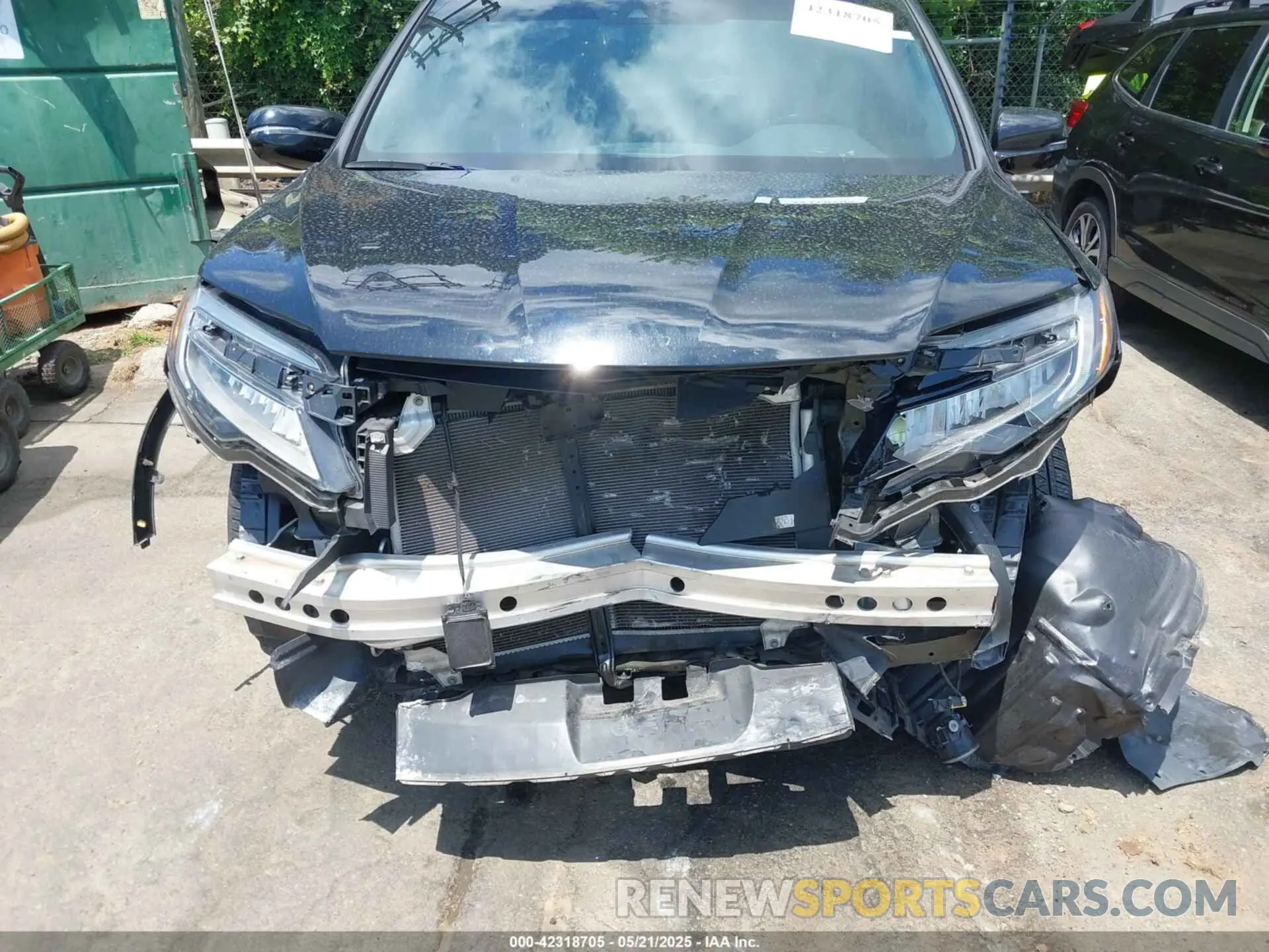 6 Photograph of a damaged car 5FNYF6H72MB057393 HONDA PILOT 2021